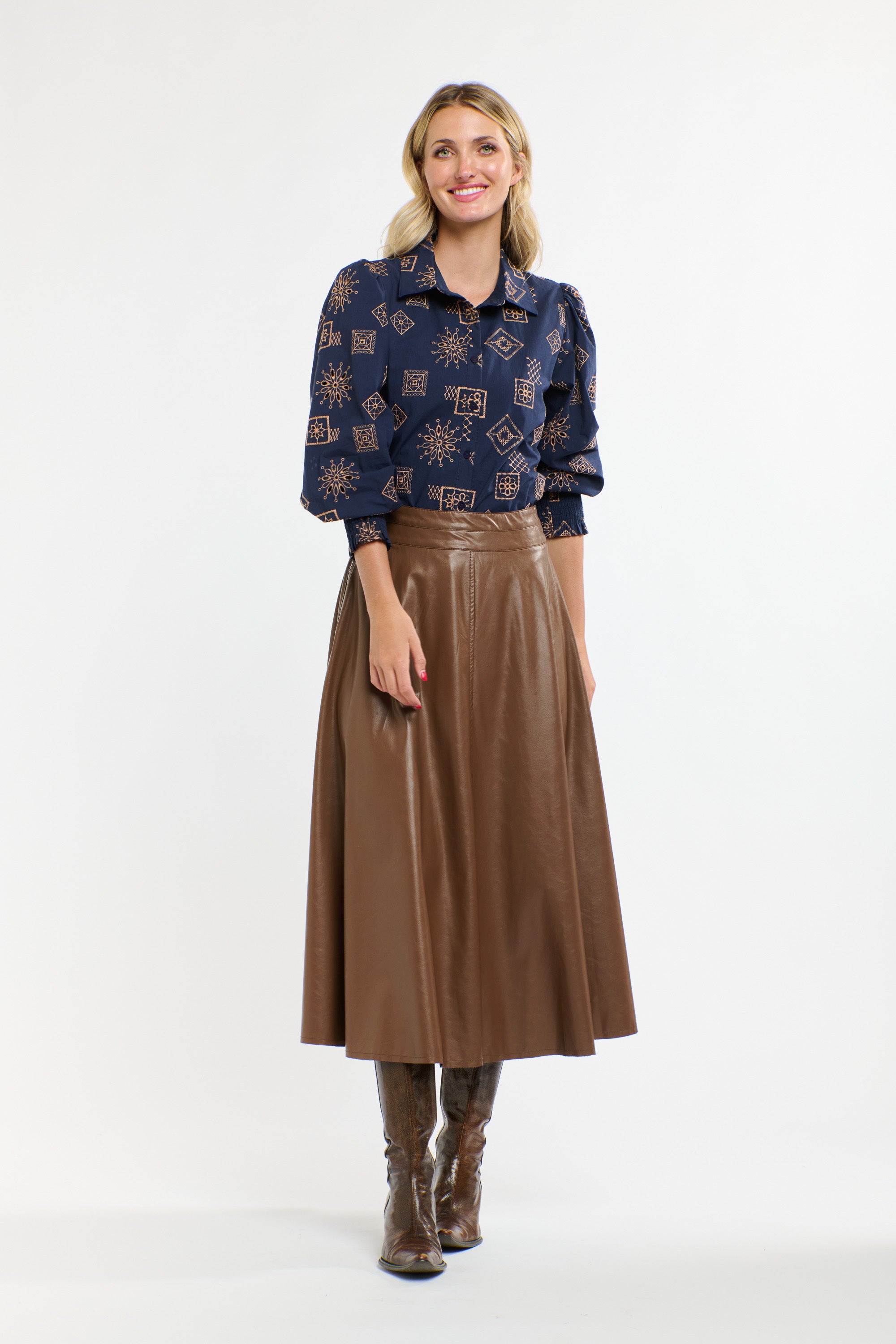 MANDALA SHIRT INDIGO