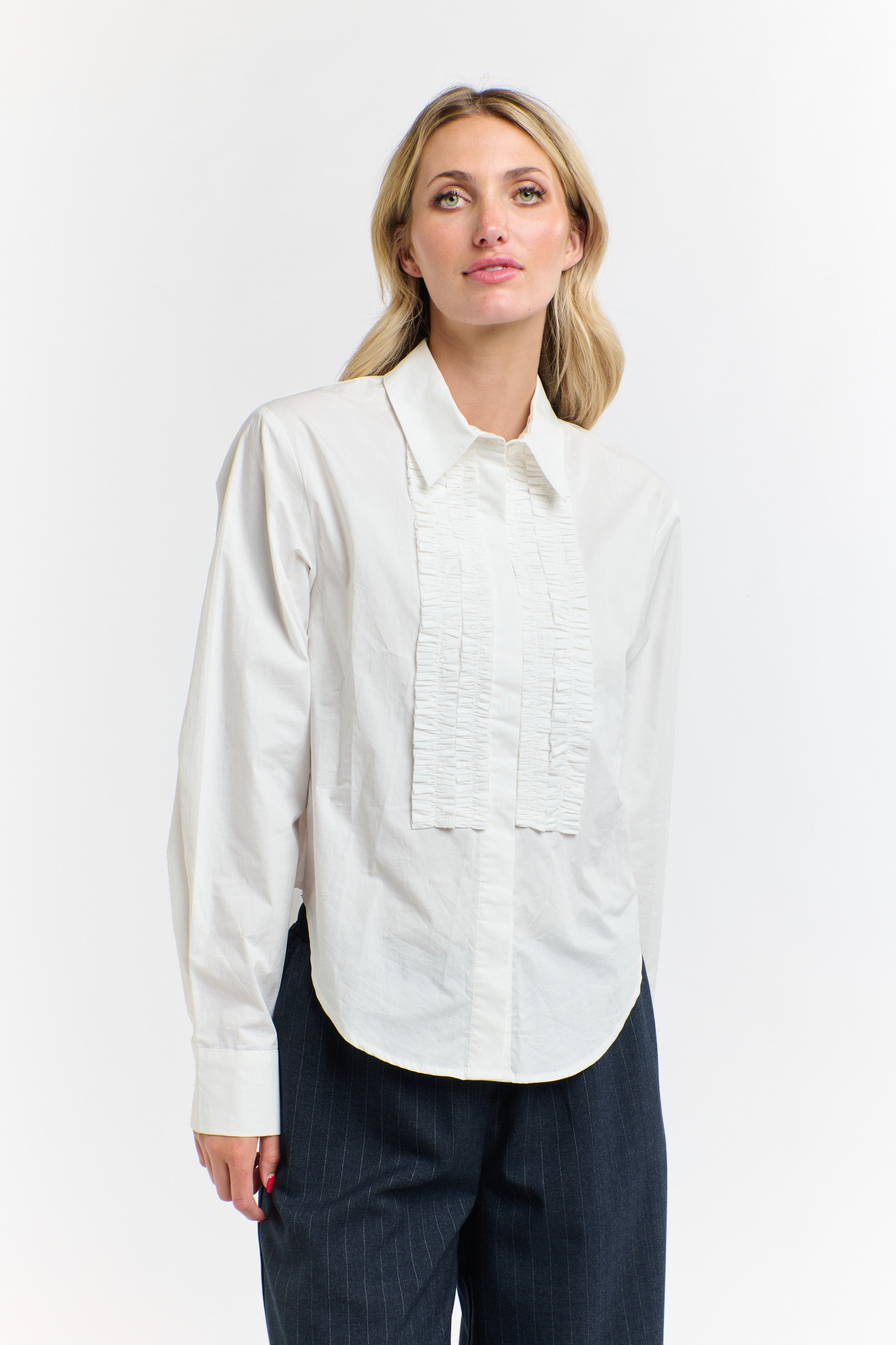 TUXEDO SHIRT WHITE