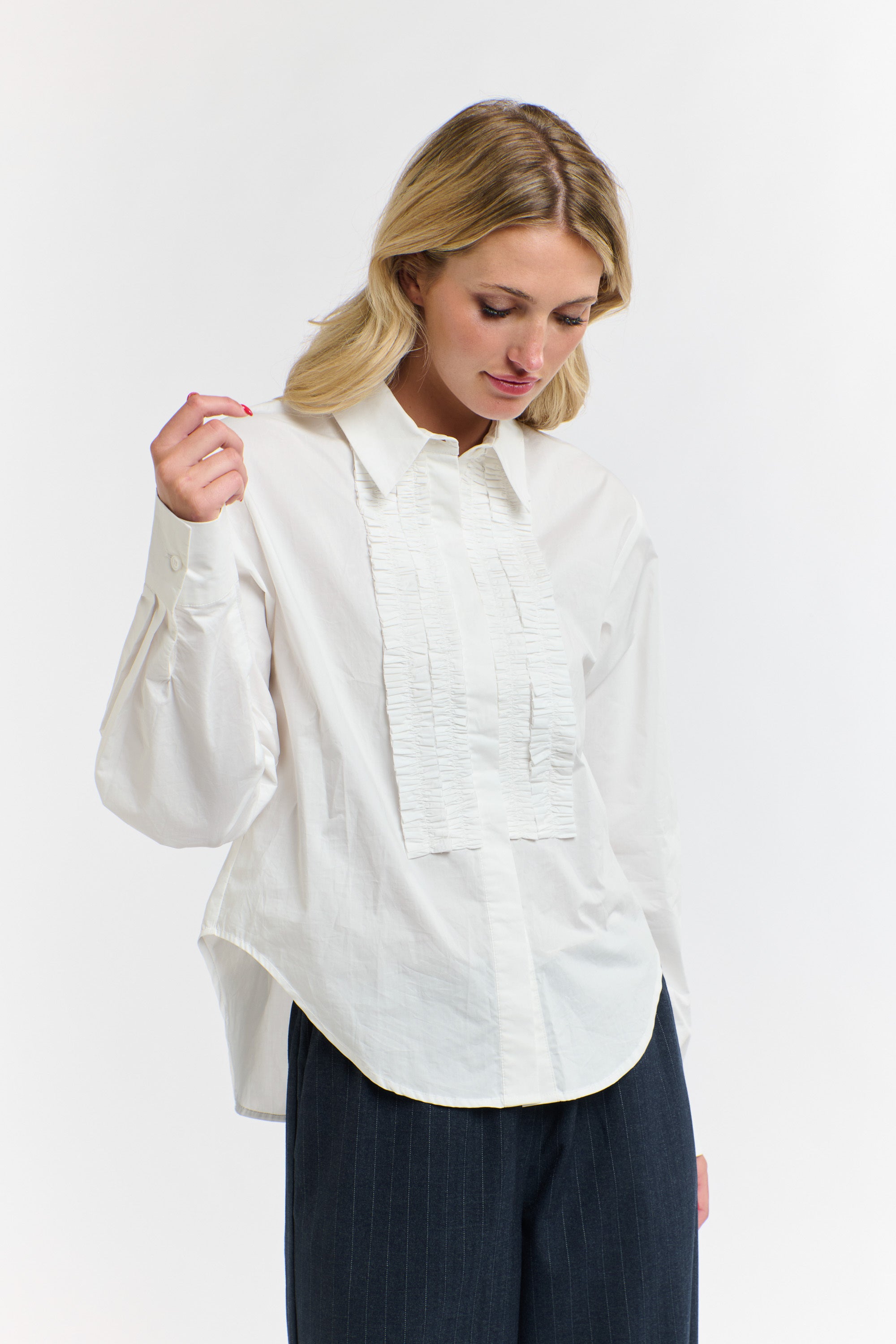 TUXEDO SHIRT WHITE