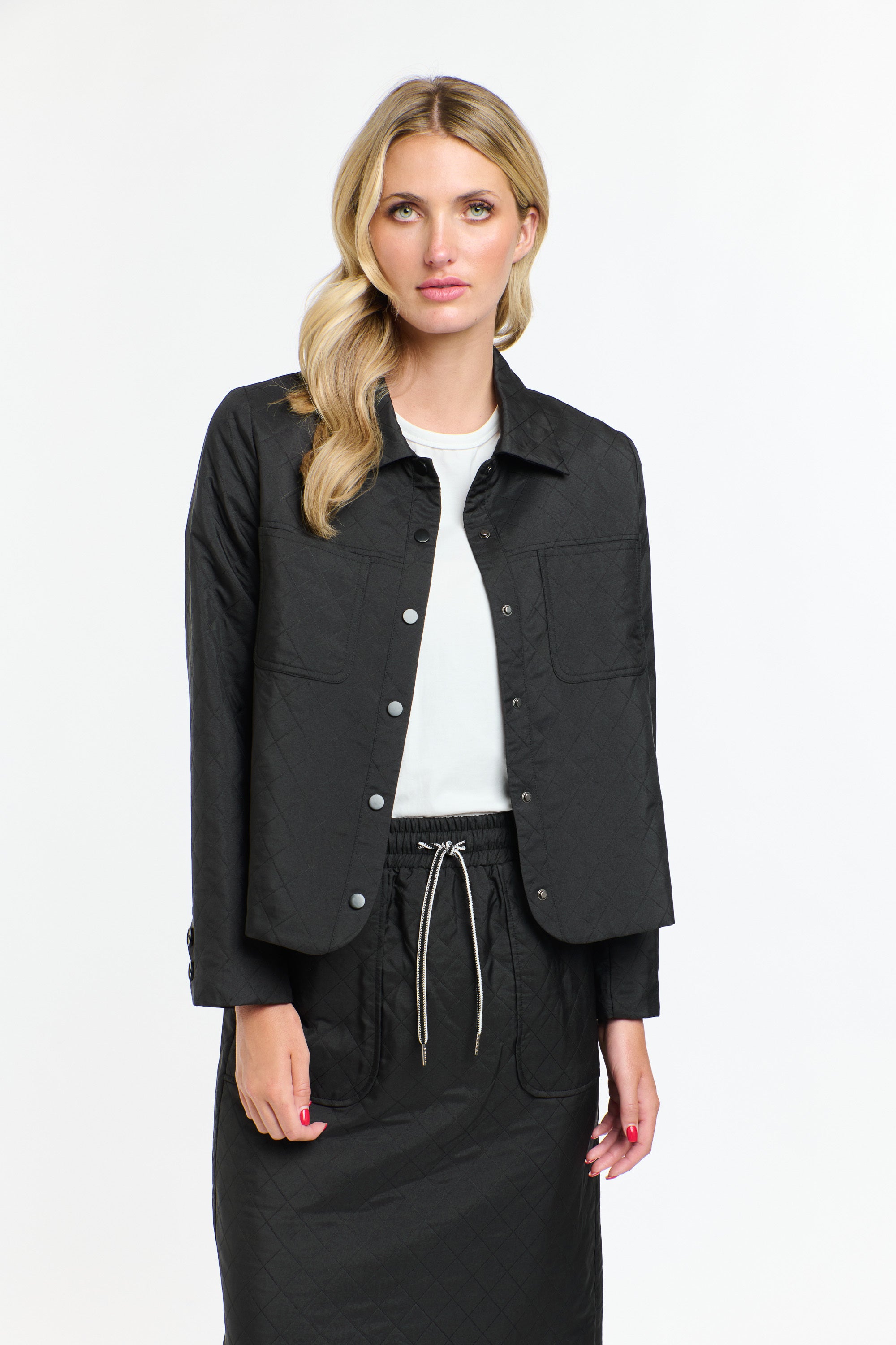 QUILTED JACKET BLACK