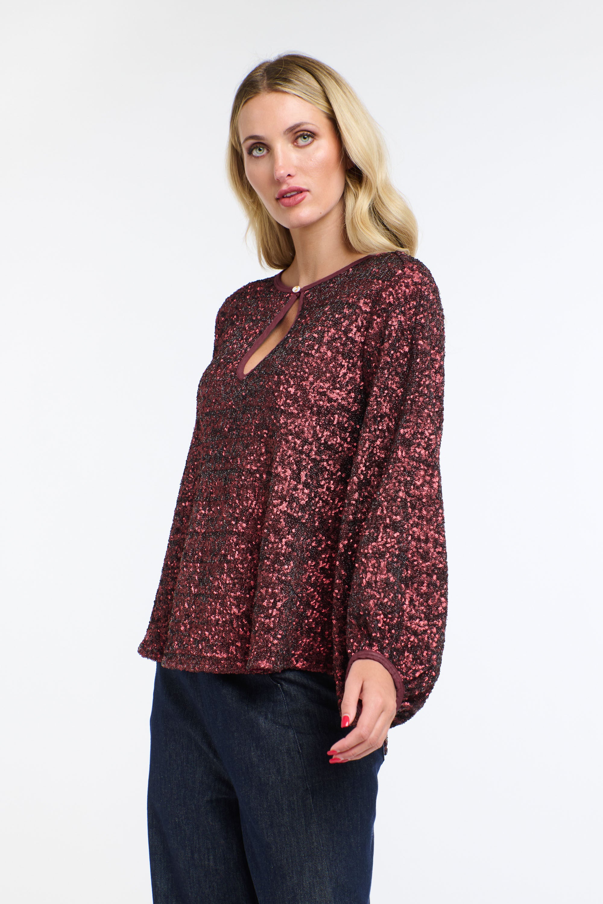 PALOMA SEQUINS TOP