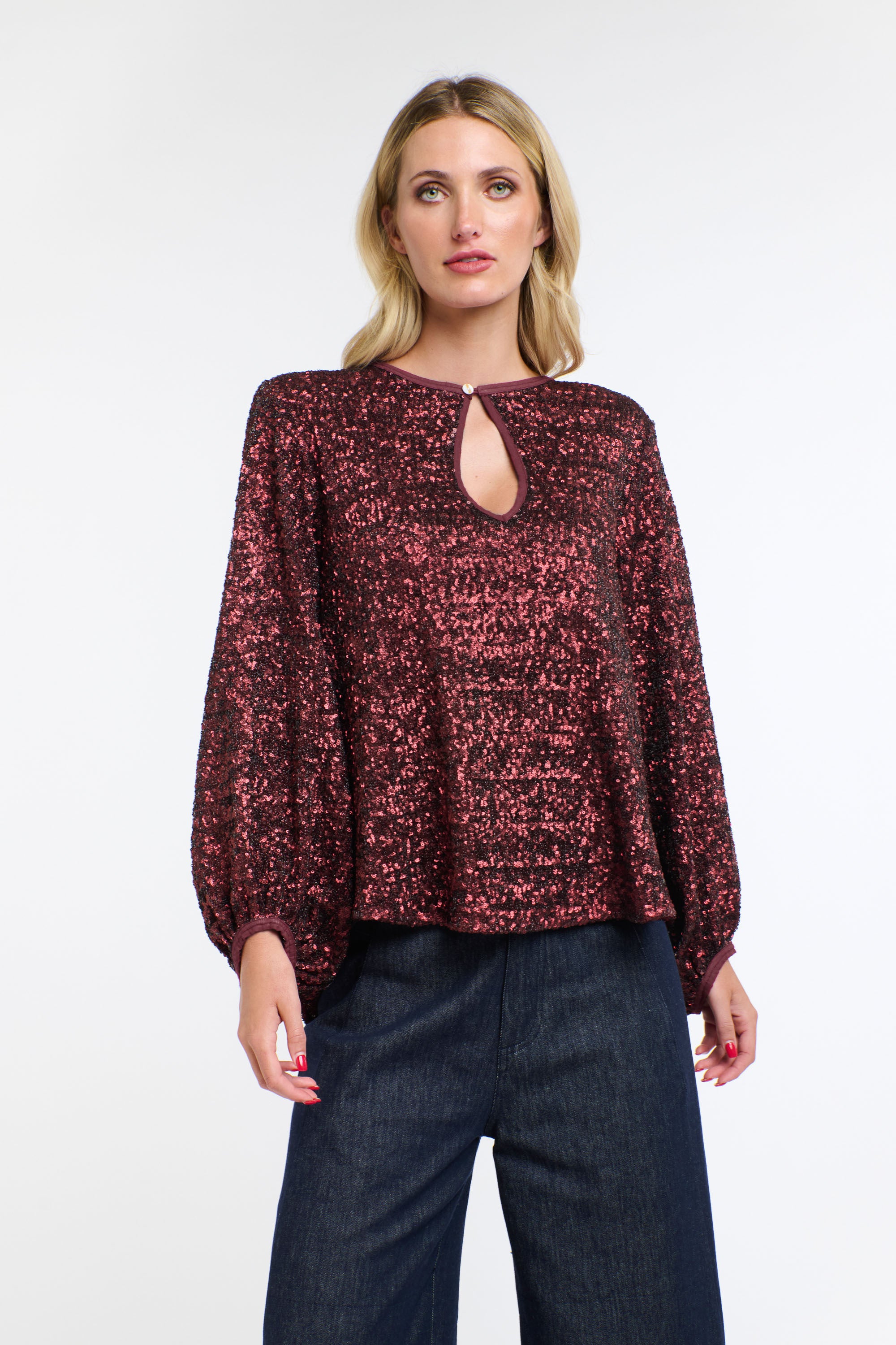 PALOMA SEQUINS TOP