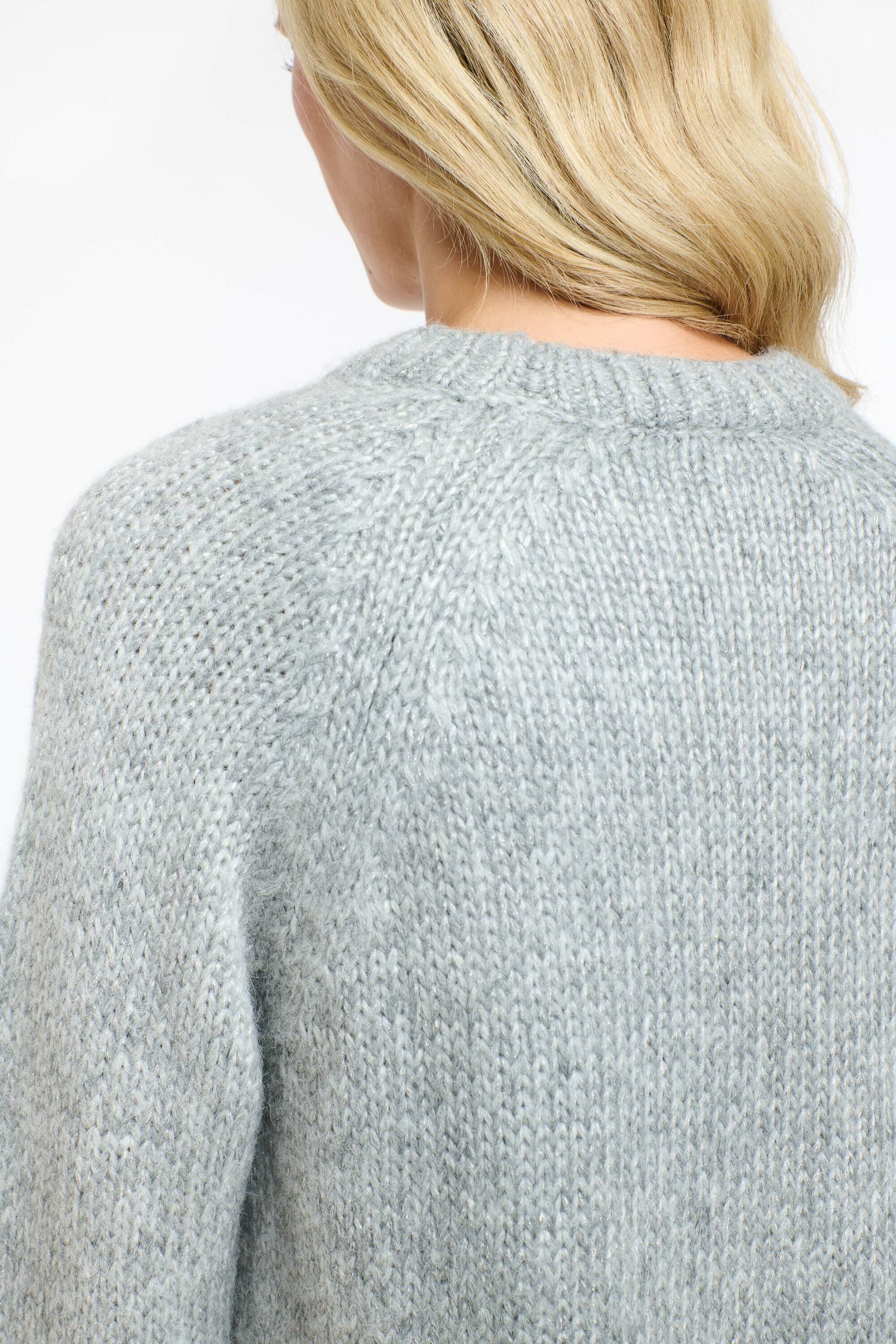 CLEO LUREX KNIT SILVER