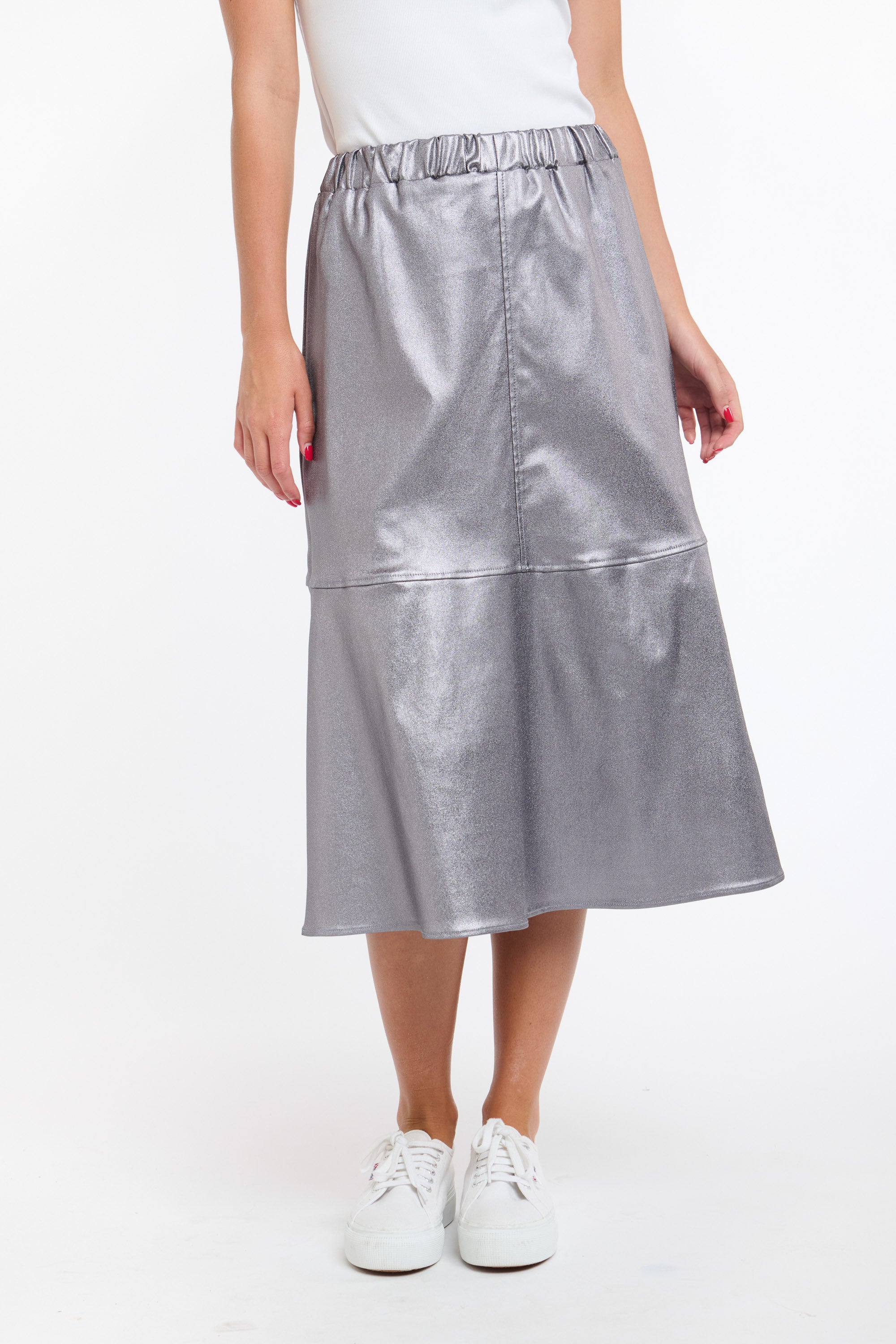 SHINE YOUR WAY SKIRT PEWTER