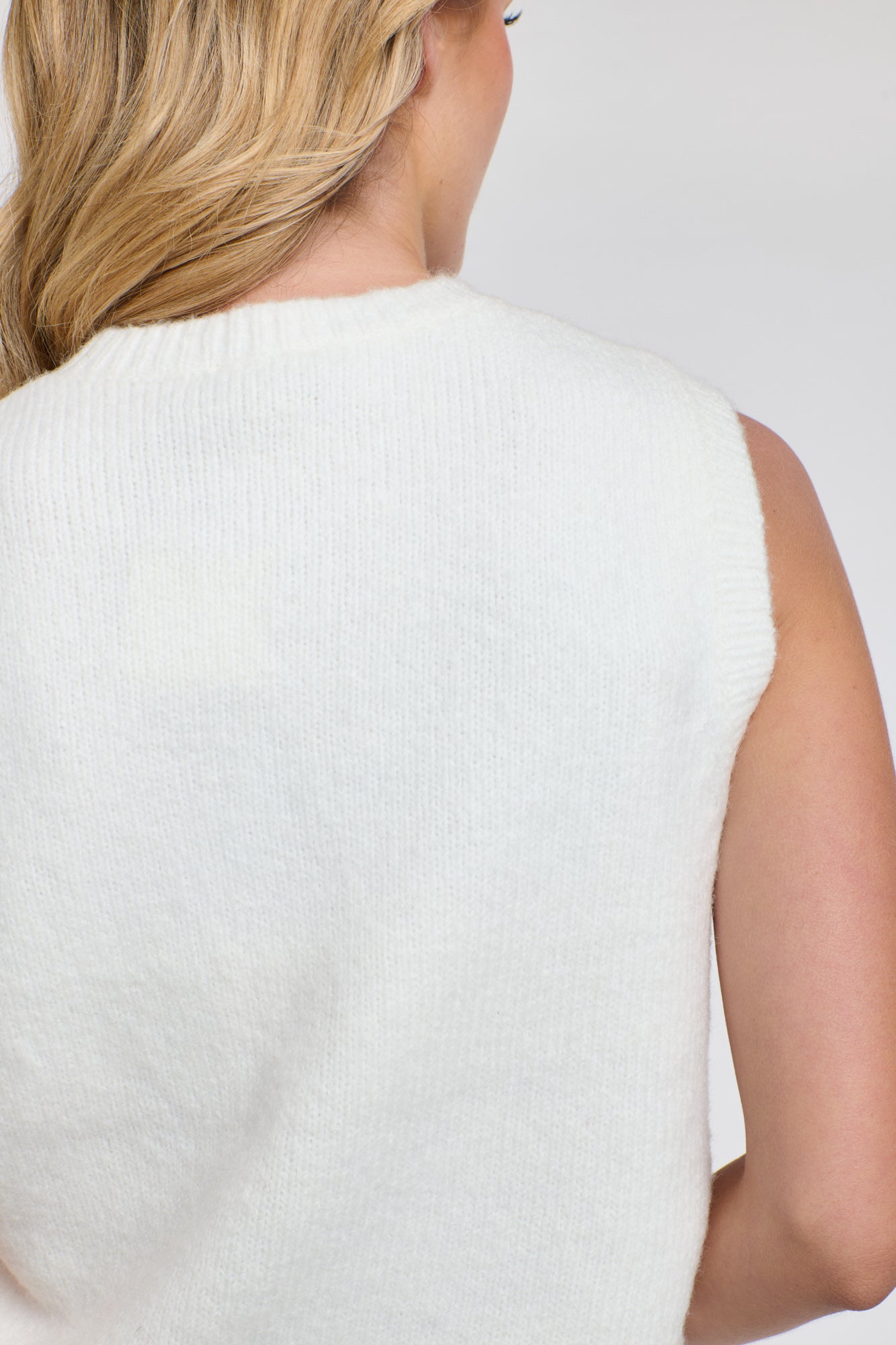 PIPPA WOOL VEST SNOW