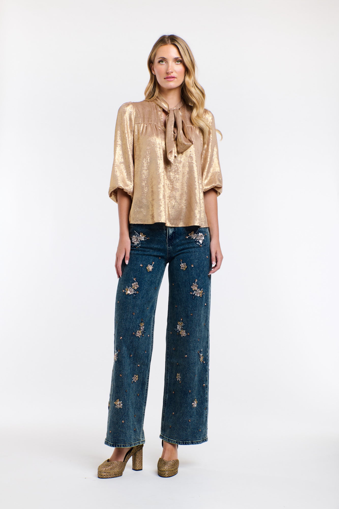 SUMMER PUSSY BOW TOP