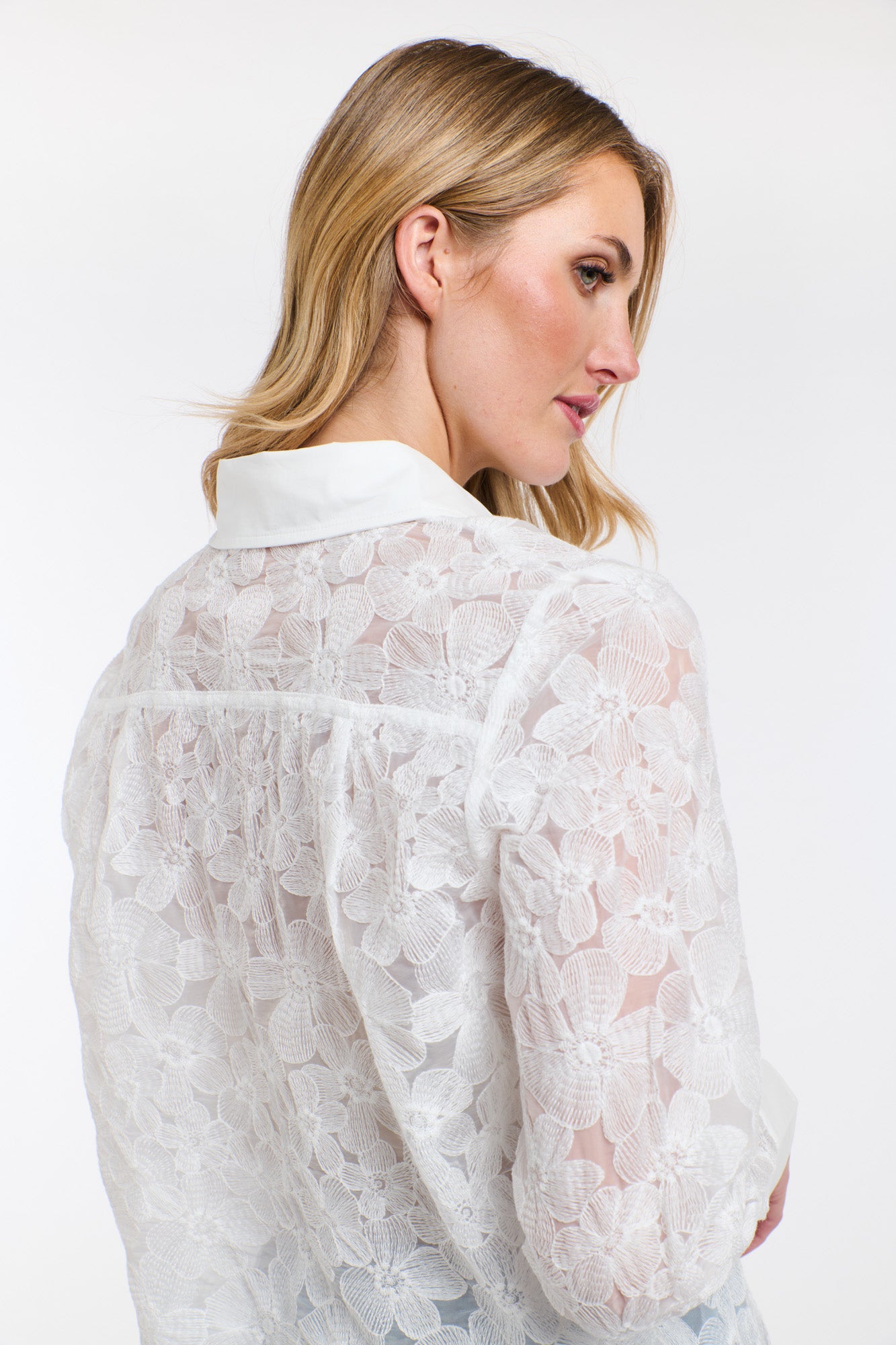 KATIE SHEER SHIRT