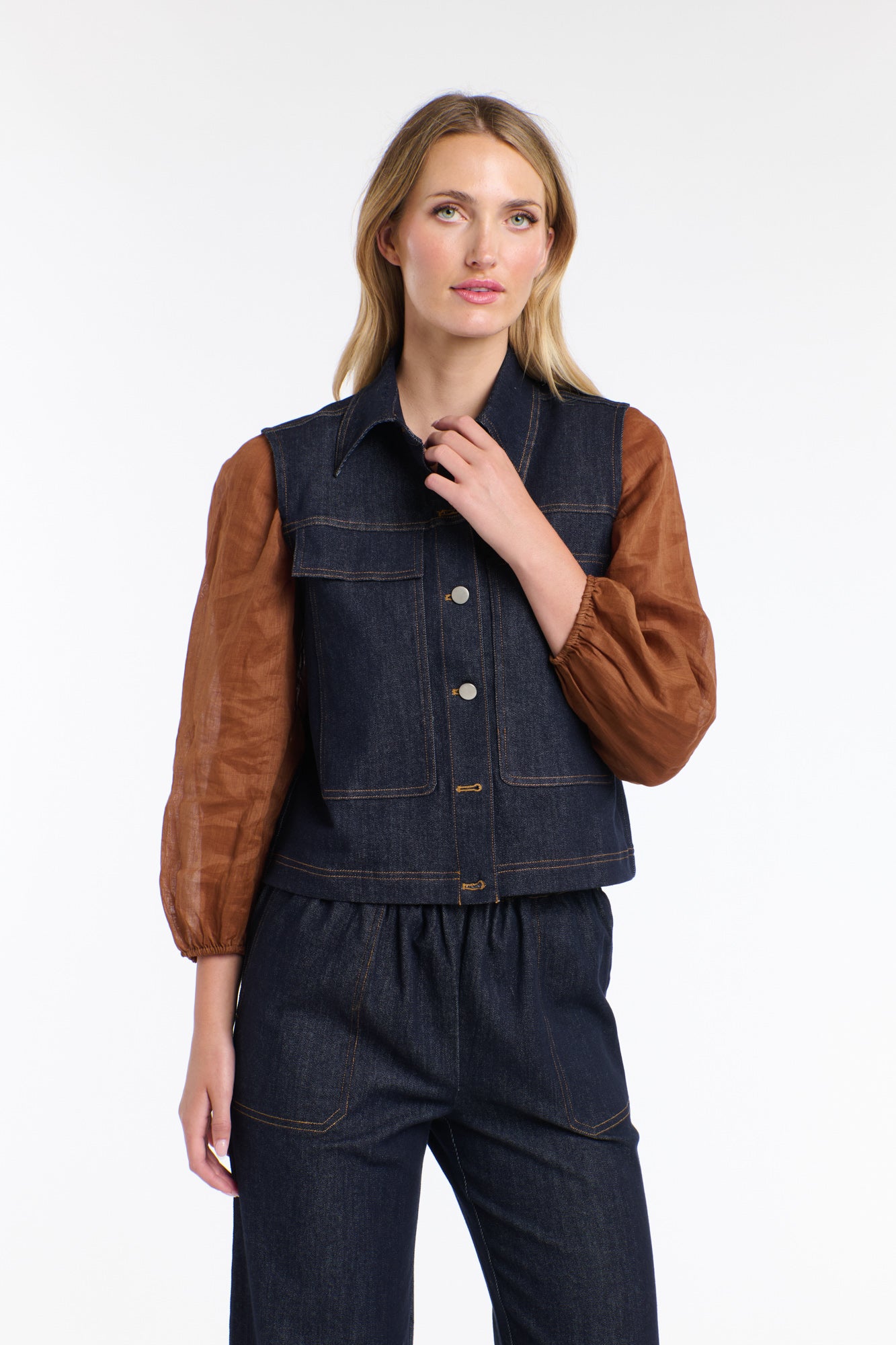 POCKET ROCKET DENIM VEST