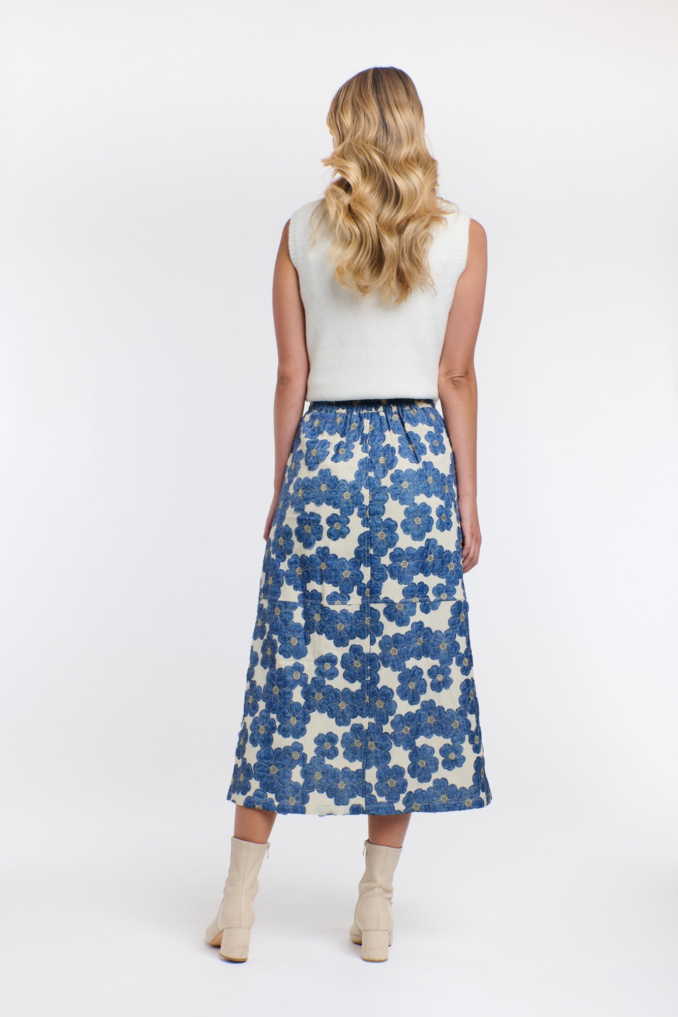 DENIM DAISY SKIRT