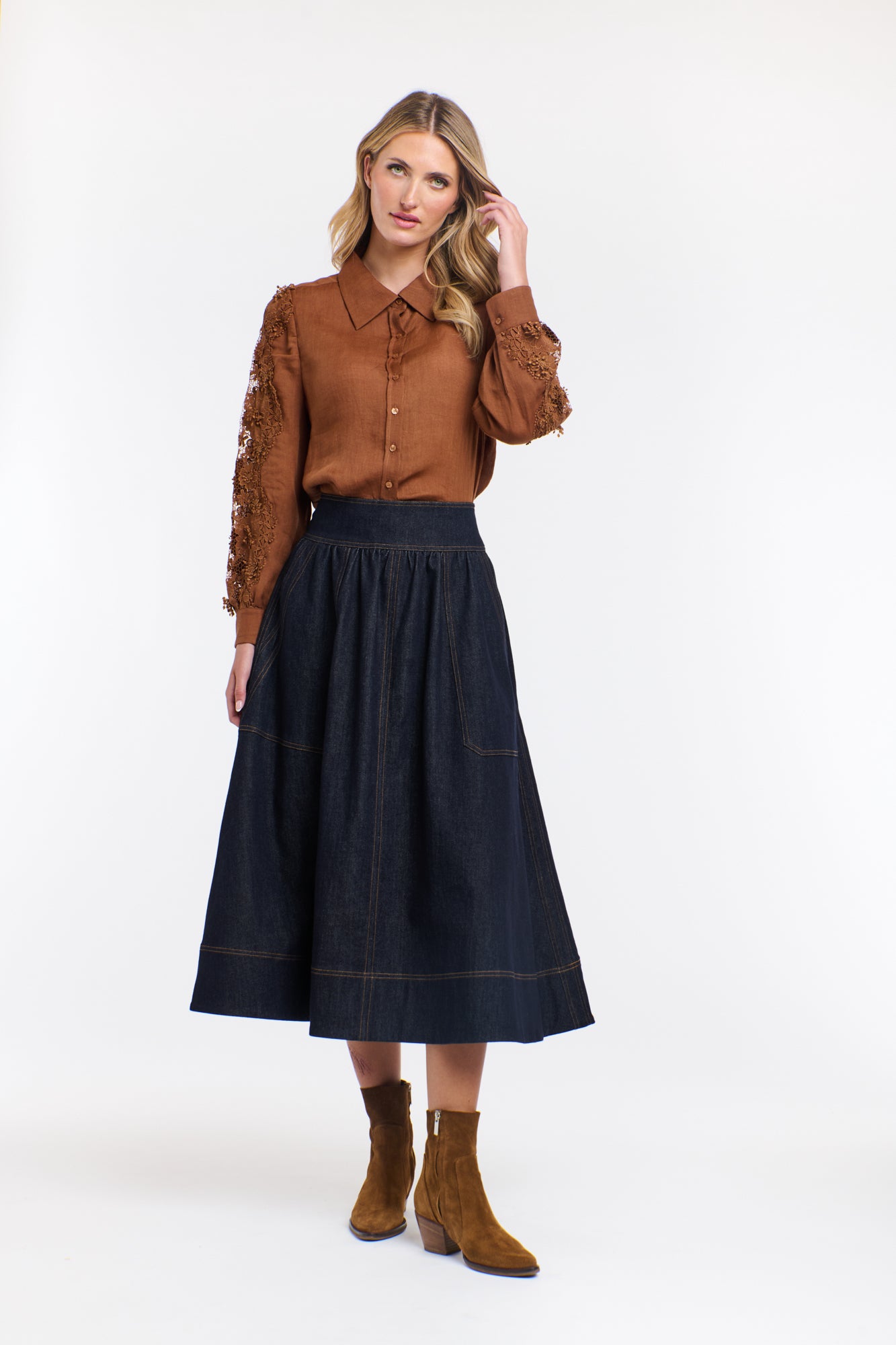 MARION DENIM SKIRT