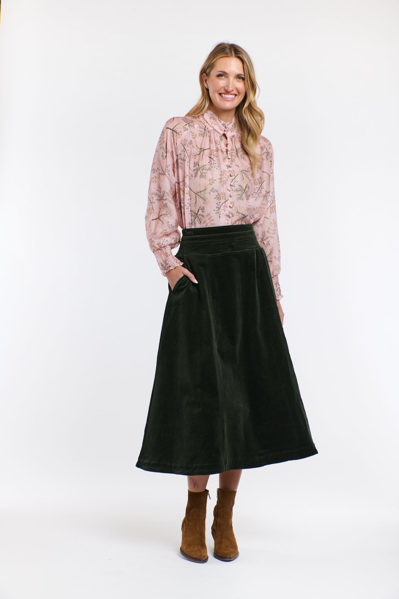 DAKOTA CORD SKIRT