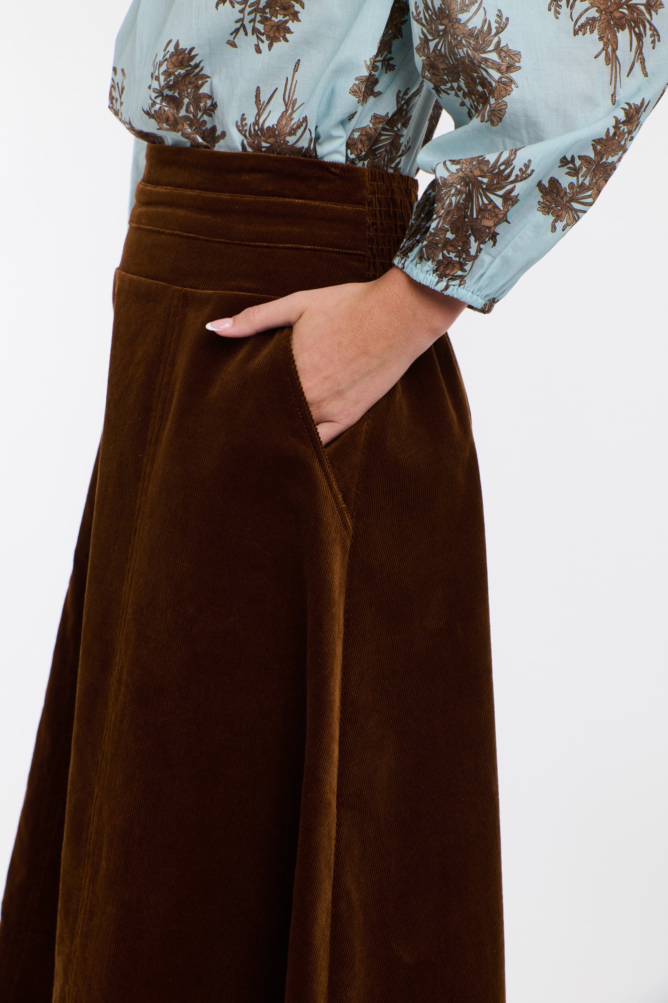 DAKOTA CORD SKIRT