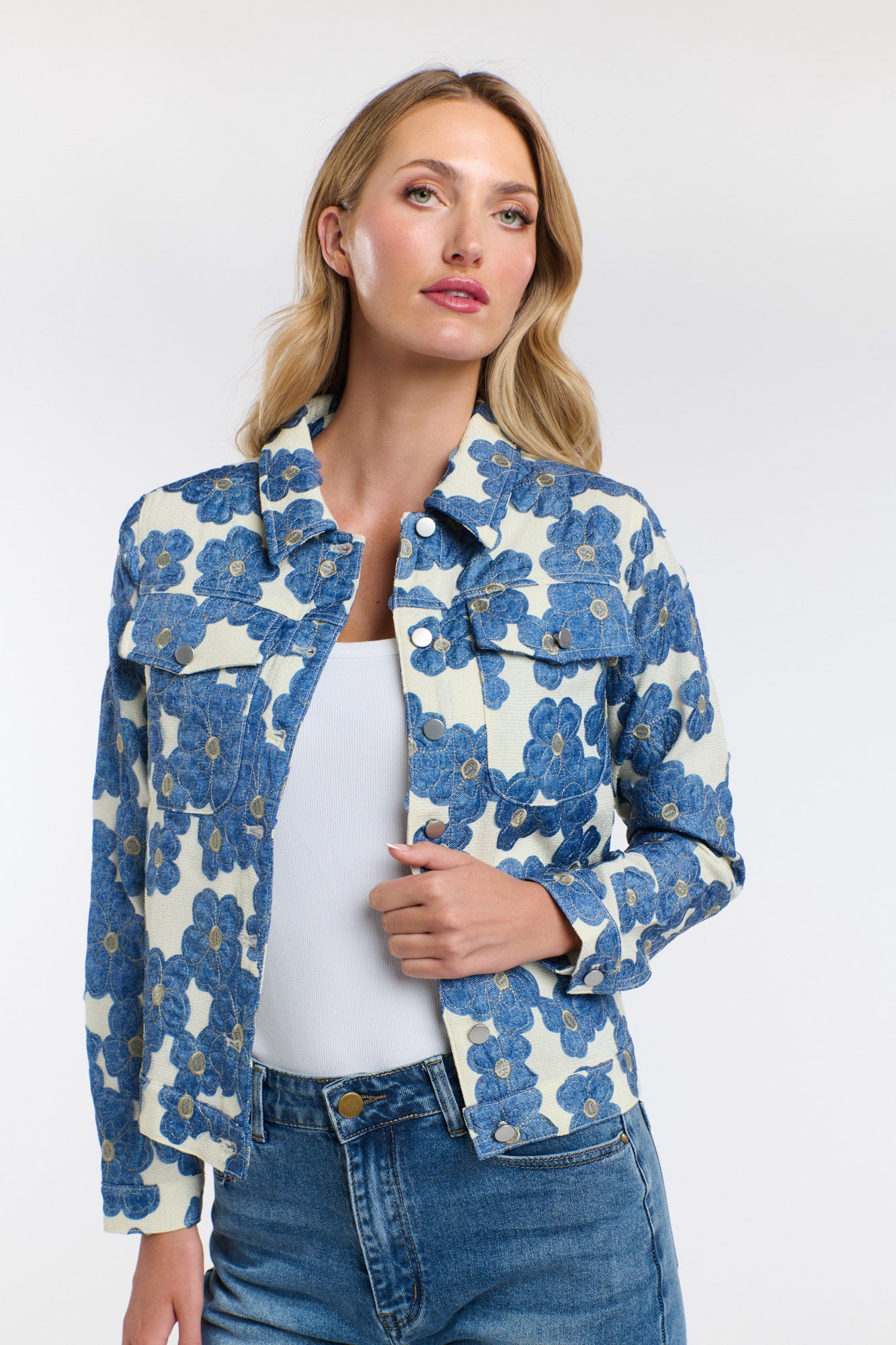 DENIM DAISY JACKET