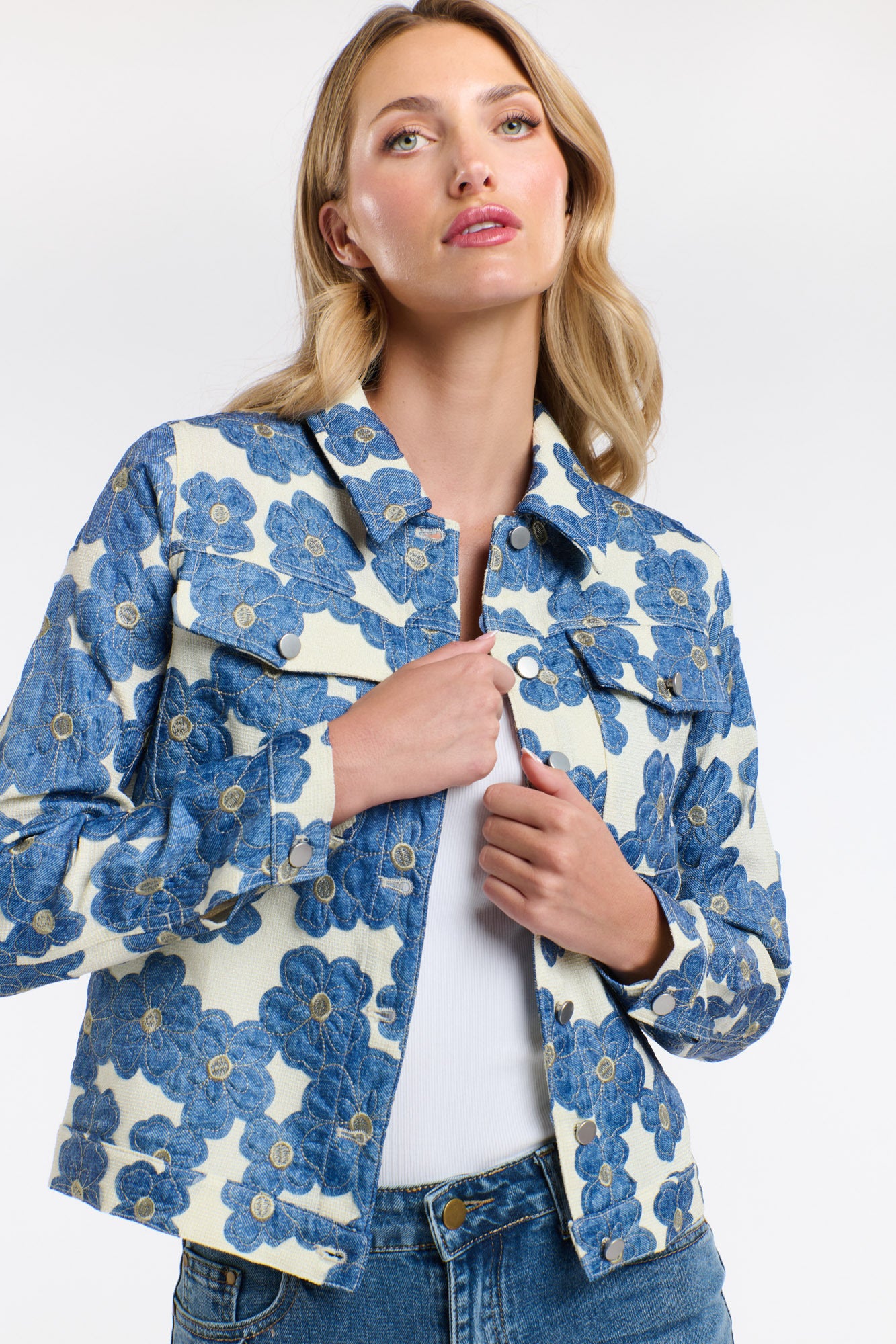 DENIM DAISY JACKET