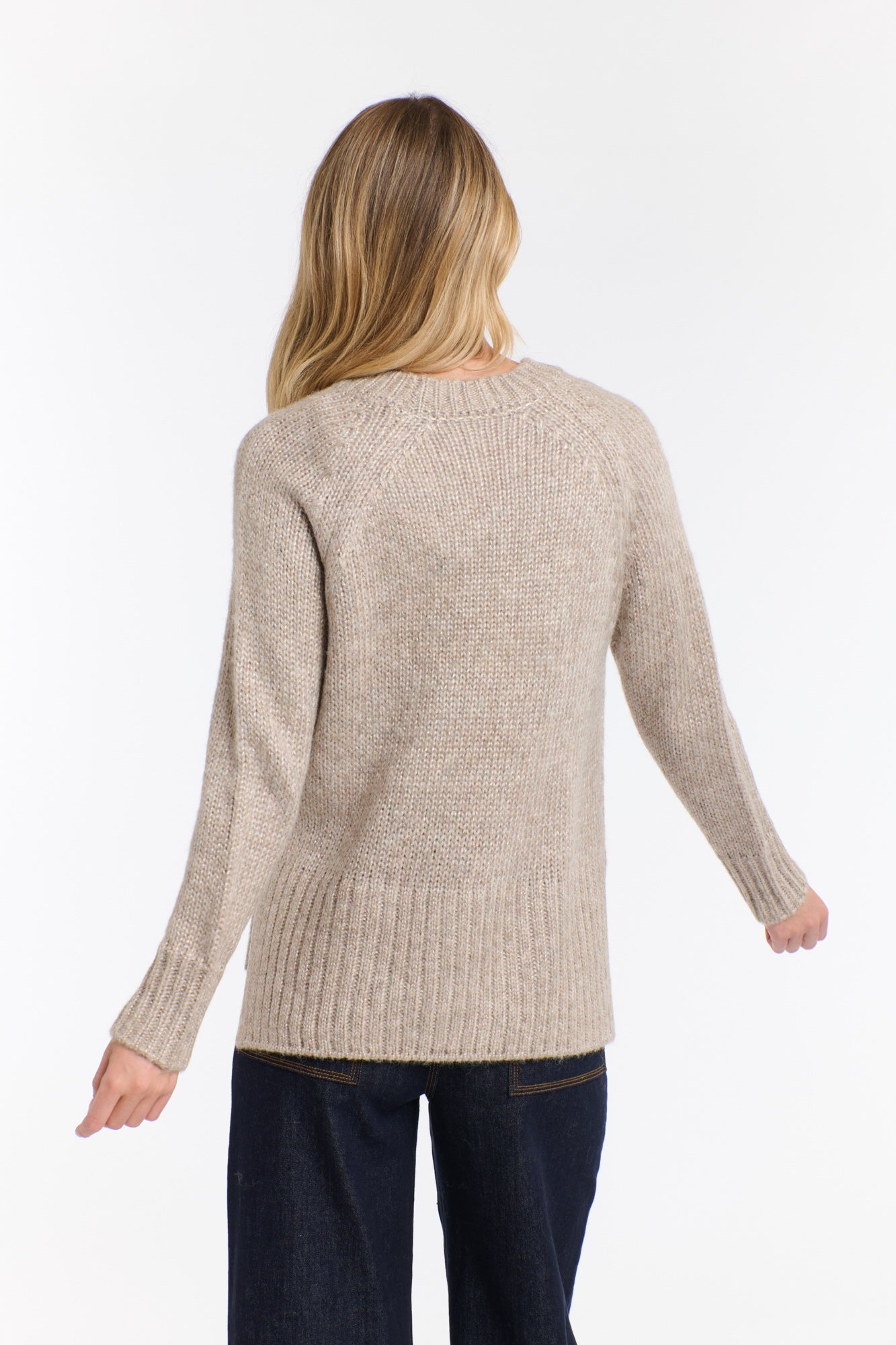 CLEO CHAMPAGNE LUREX KNIT