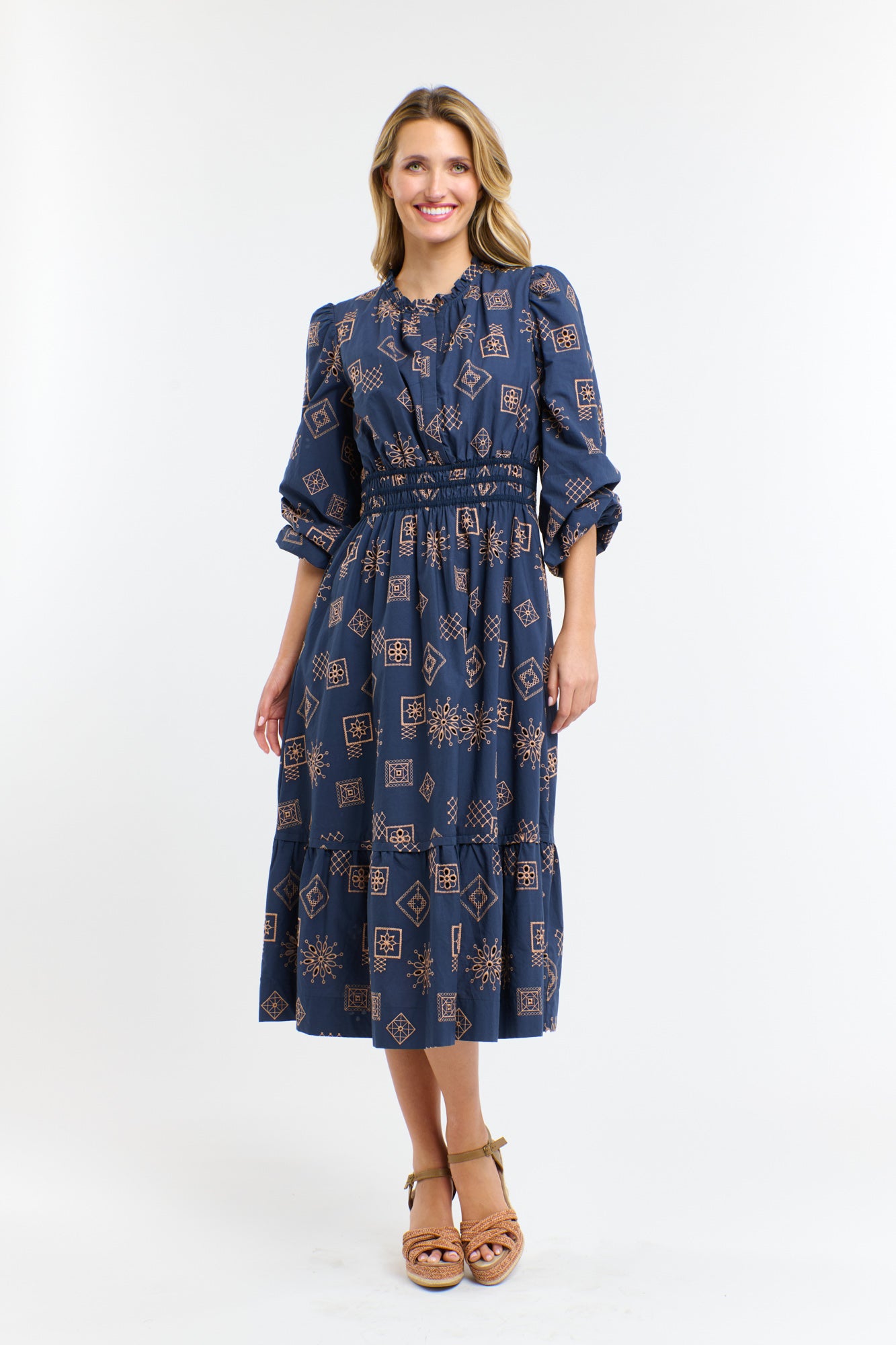 MANDALA DRESS INDIGO