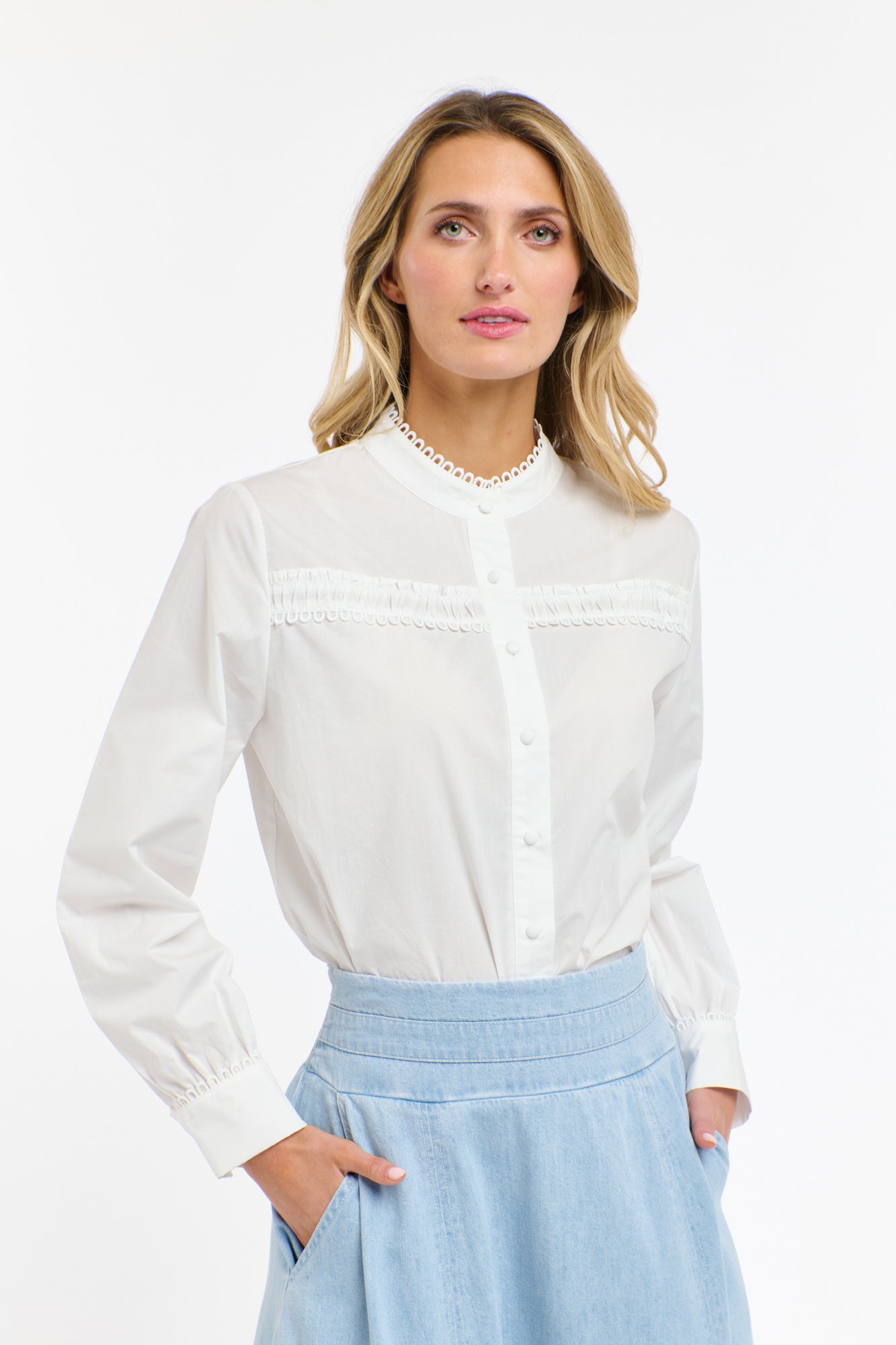 THE POET'S SHIRT WHITE