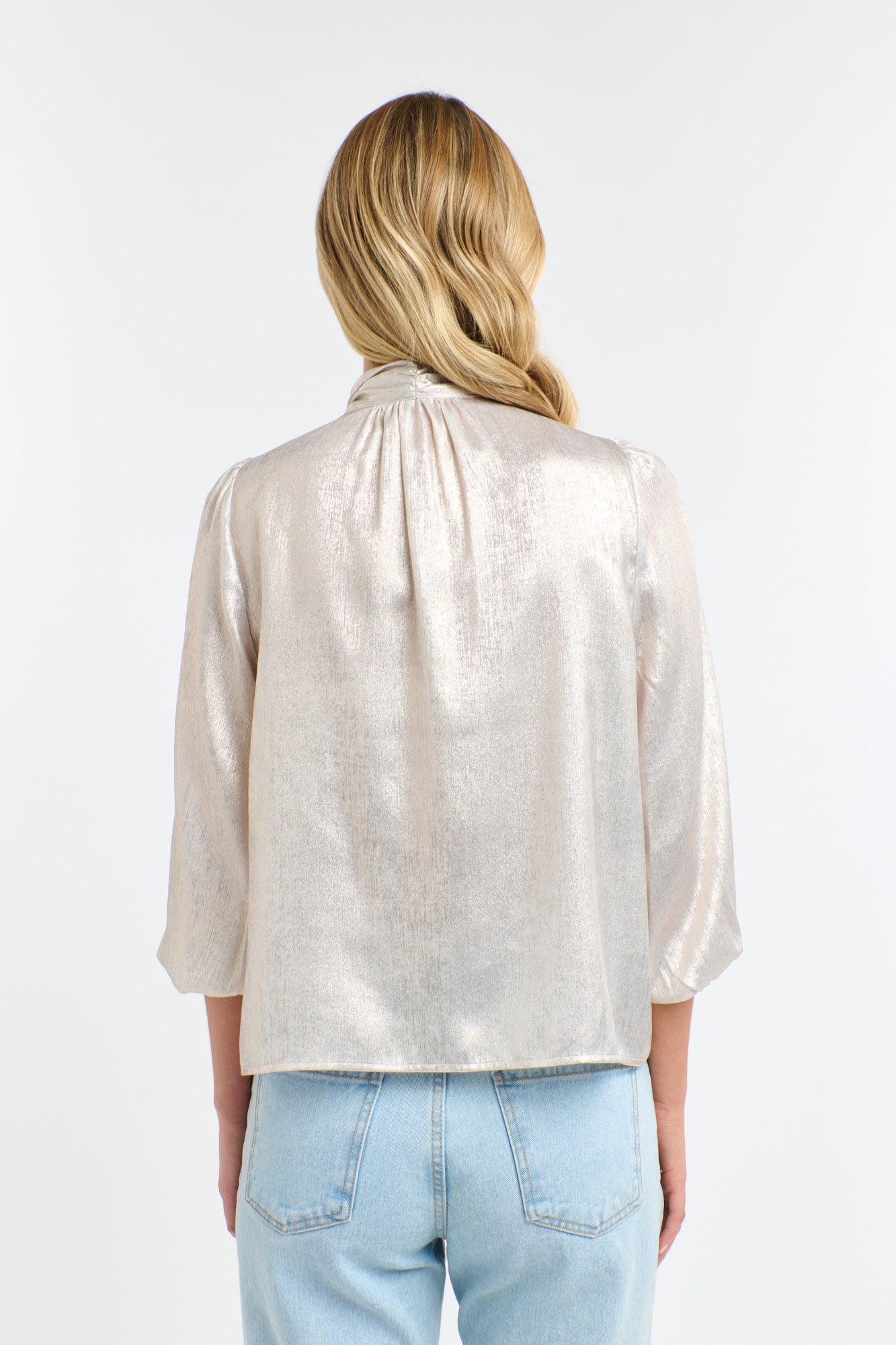 SUMMER PUSSY BOW TOP