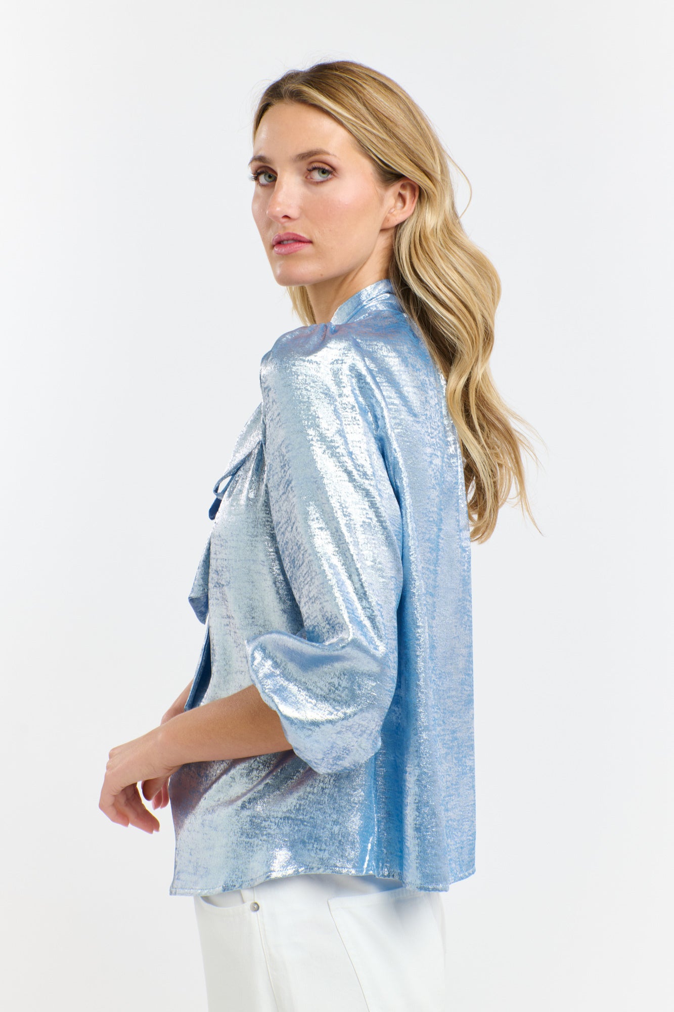 SUMMER PUSSY BOW TOP