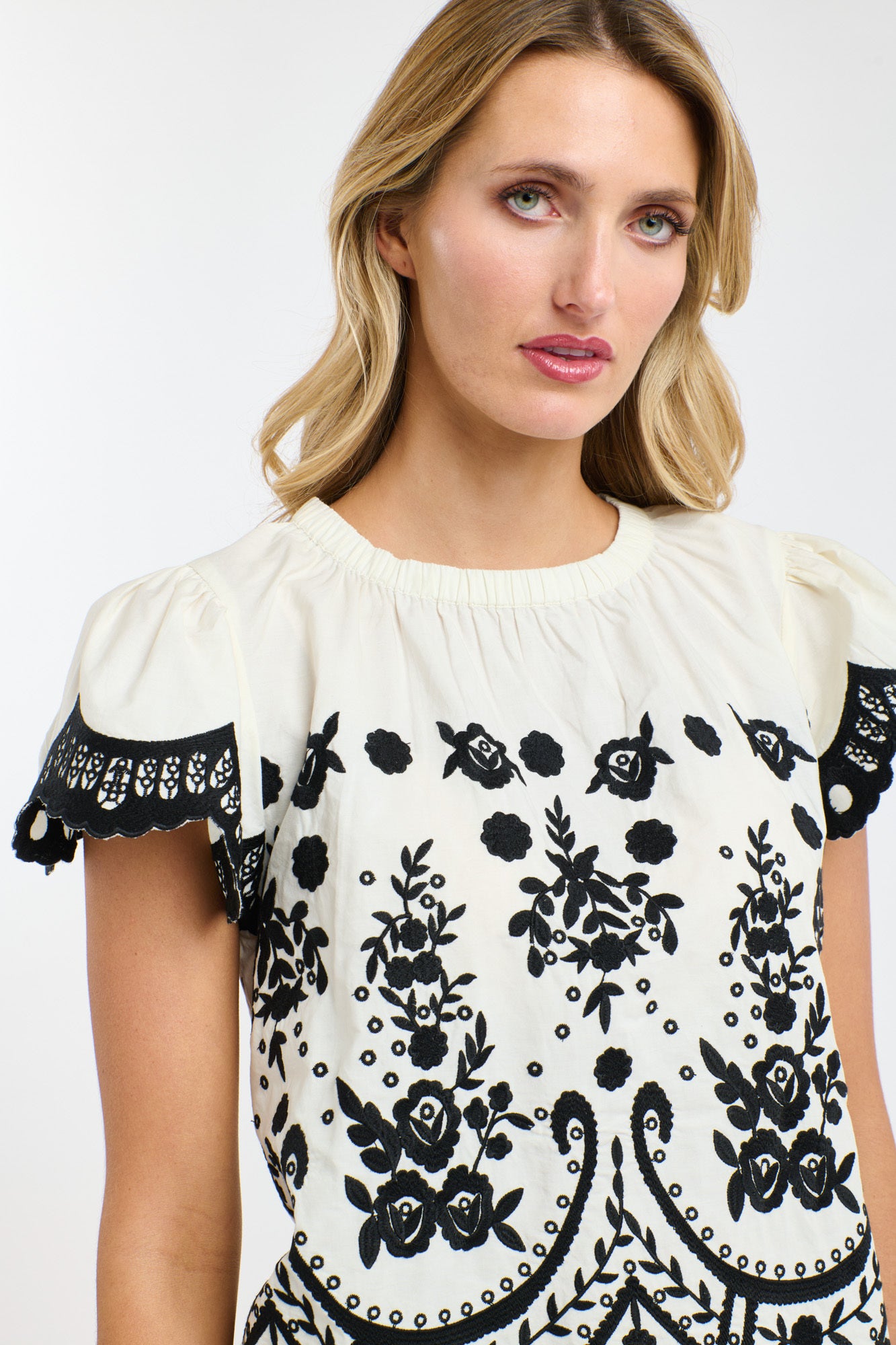 MARNI EMBROIDERED TOP