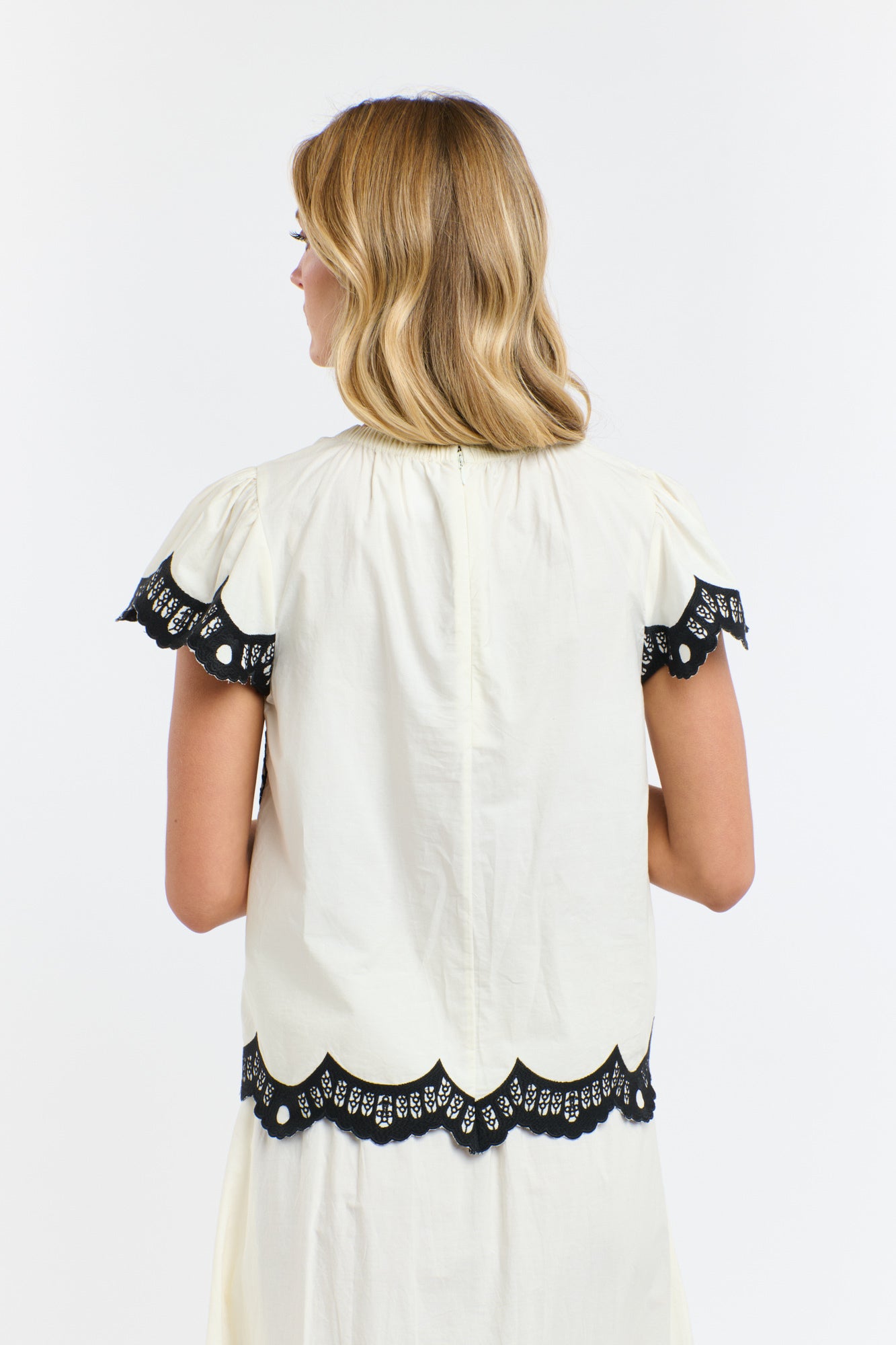 MARNI EMBROIDERED TOP