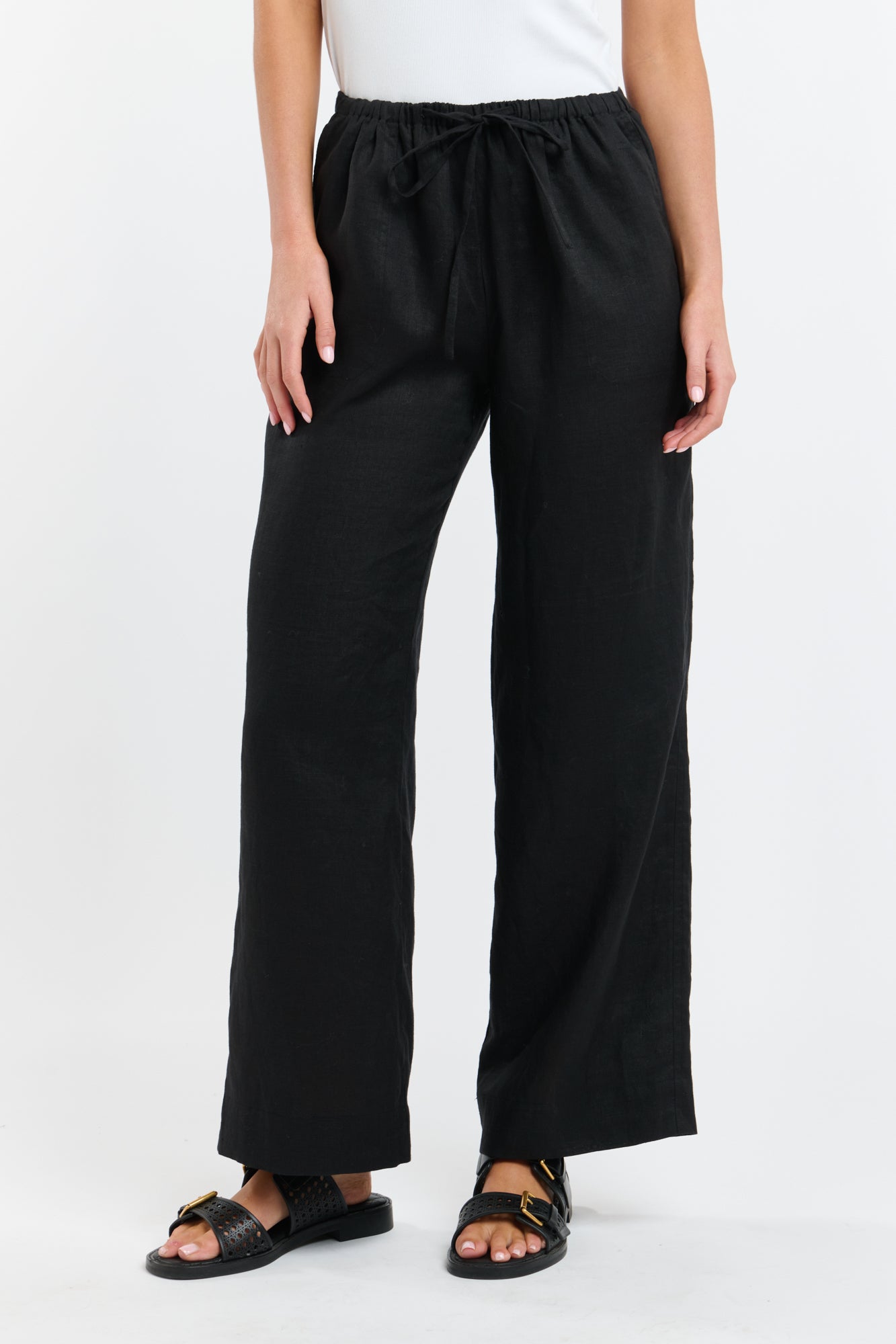 PERRY LINEN DRAWCORD PANT
