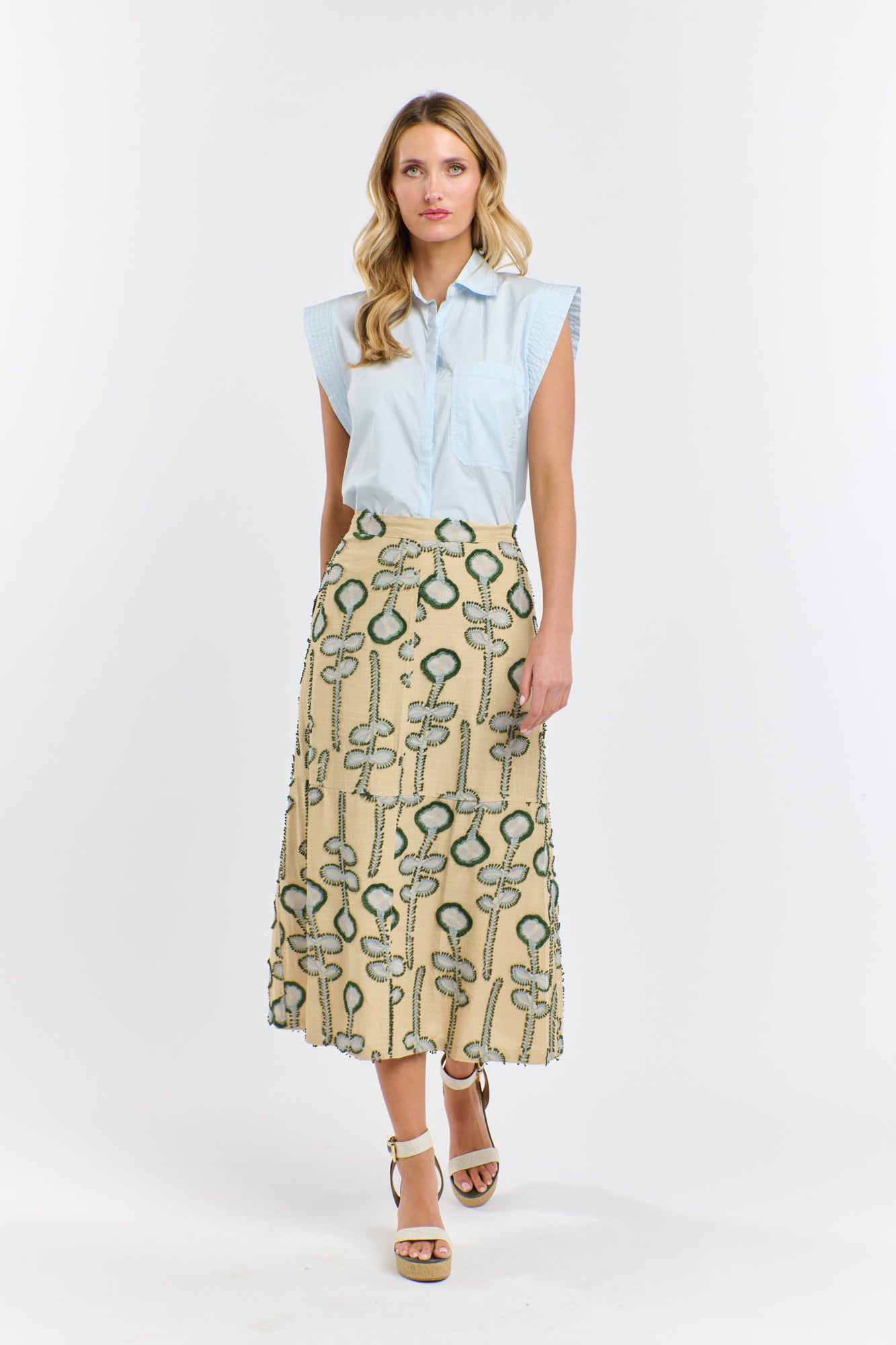 EDEN EMBROIDERED SKIRT