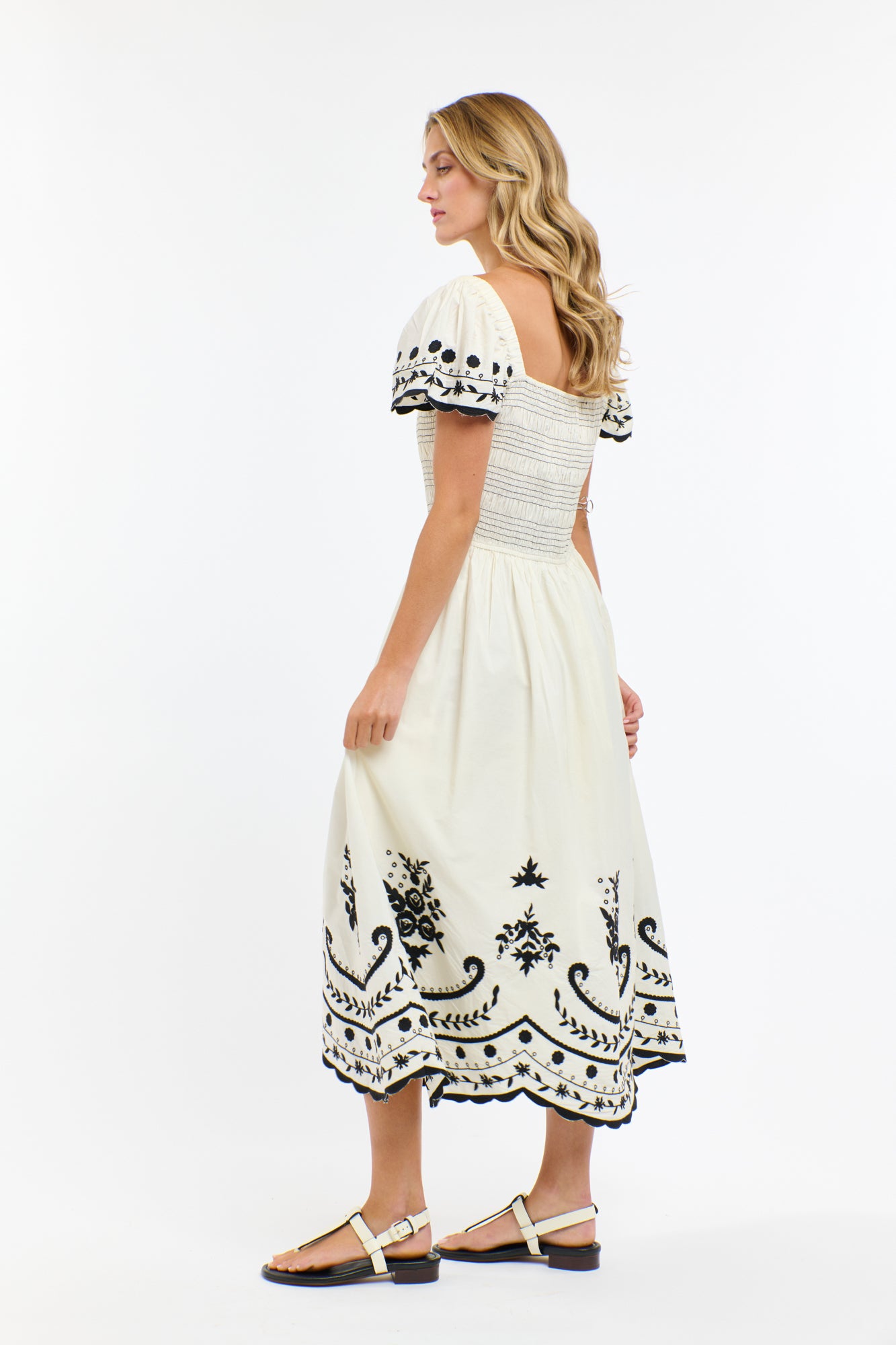 MARNI EMBROIDERED DRESS