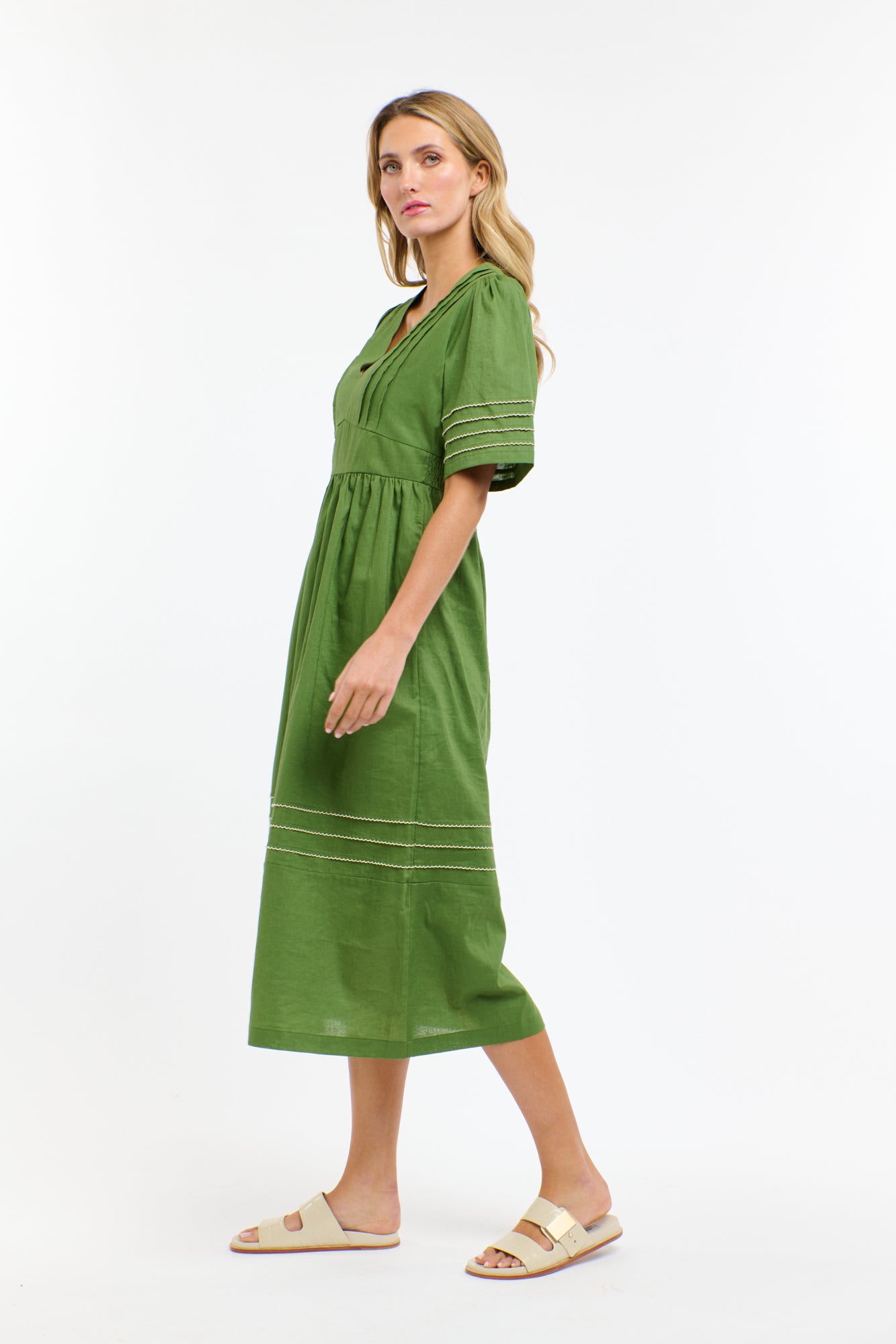 CHARLIE EDGE TRIM DRESS