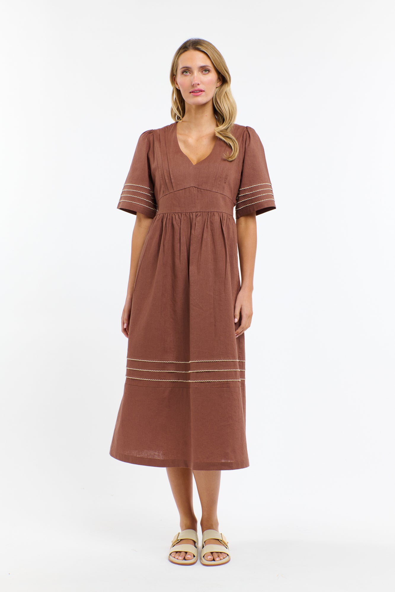 CHARLIE EDGE TRIM DRESS