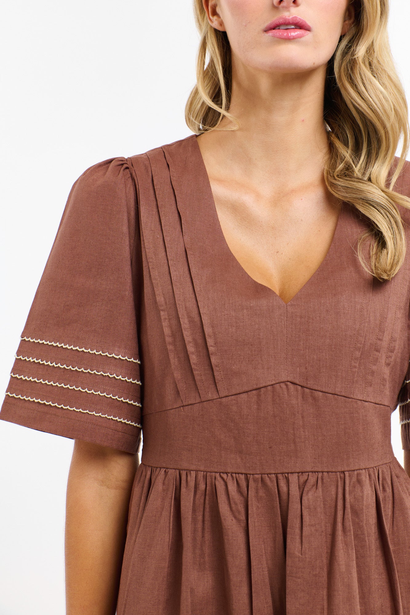 CHARLIE EDGE TRIM DRESS