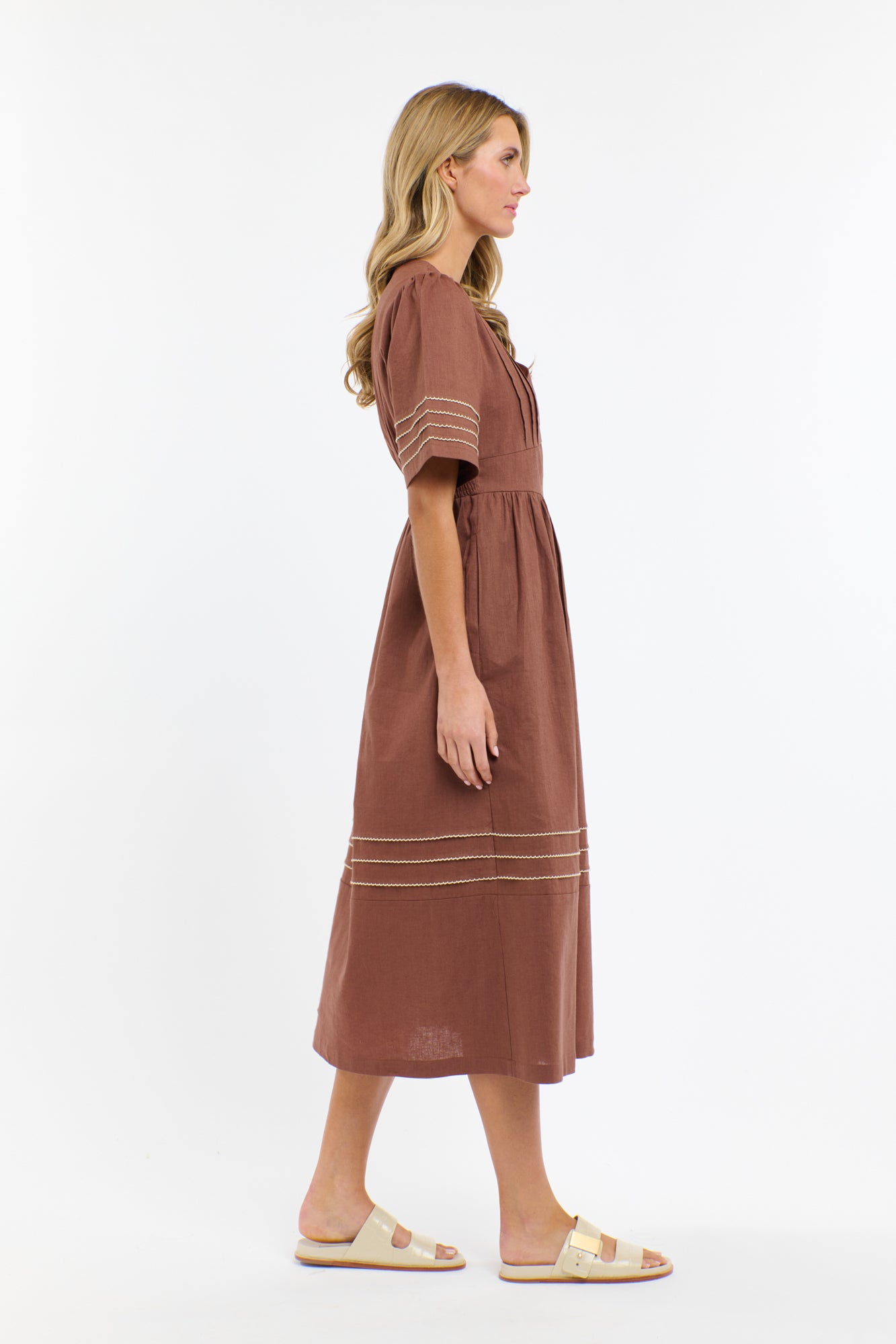 CHARLIE EDGE TRIM DRESS