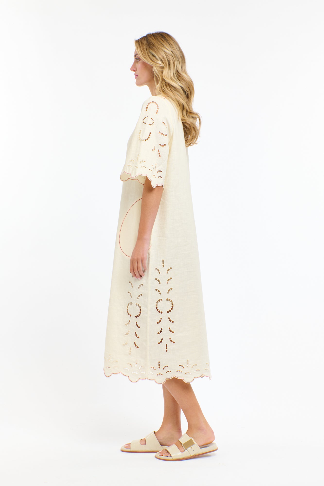 ANNIE EMBROIDERED DRESS
