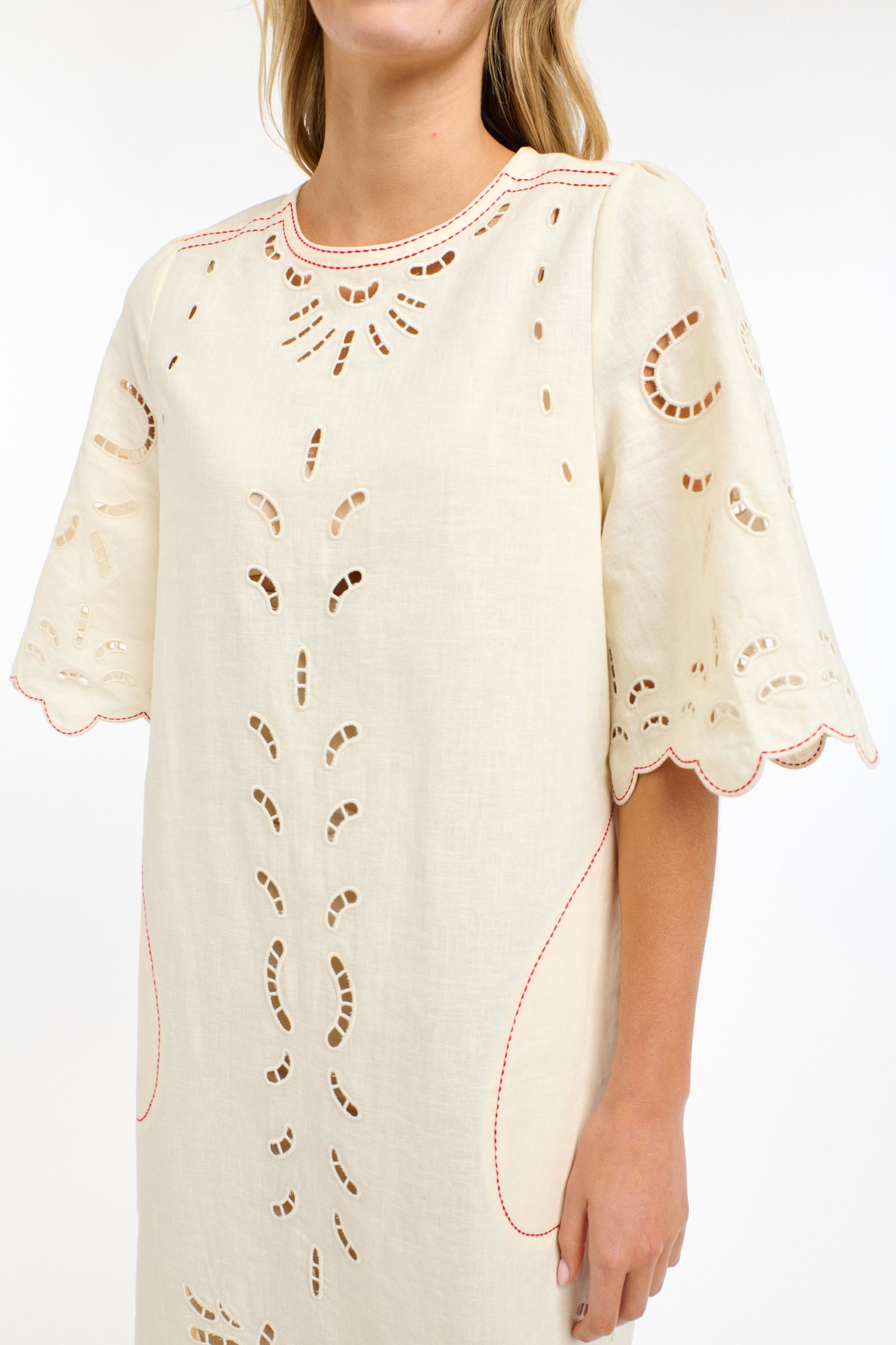 ANNIE EMBROIDERED DRESS