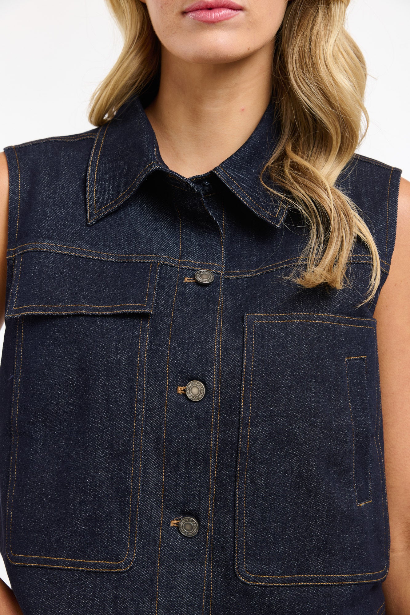 POCKET ROCKET DENIM VEST