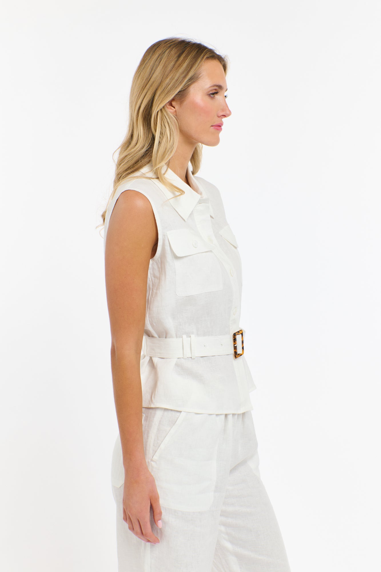 PERRY LINEN VEST | 365 Days