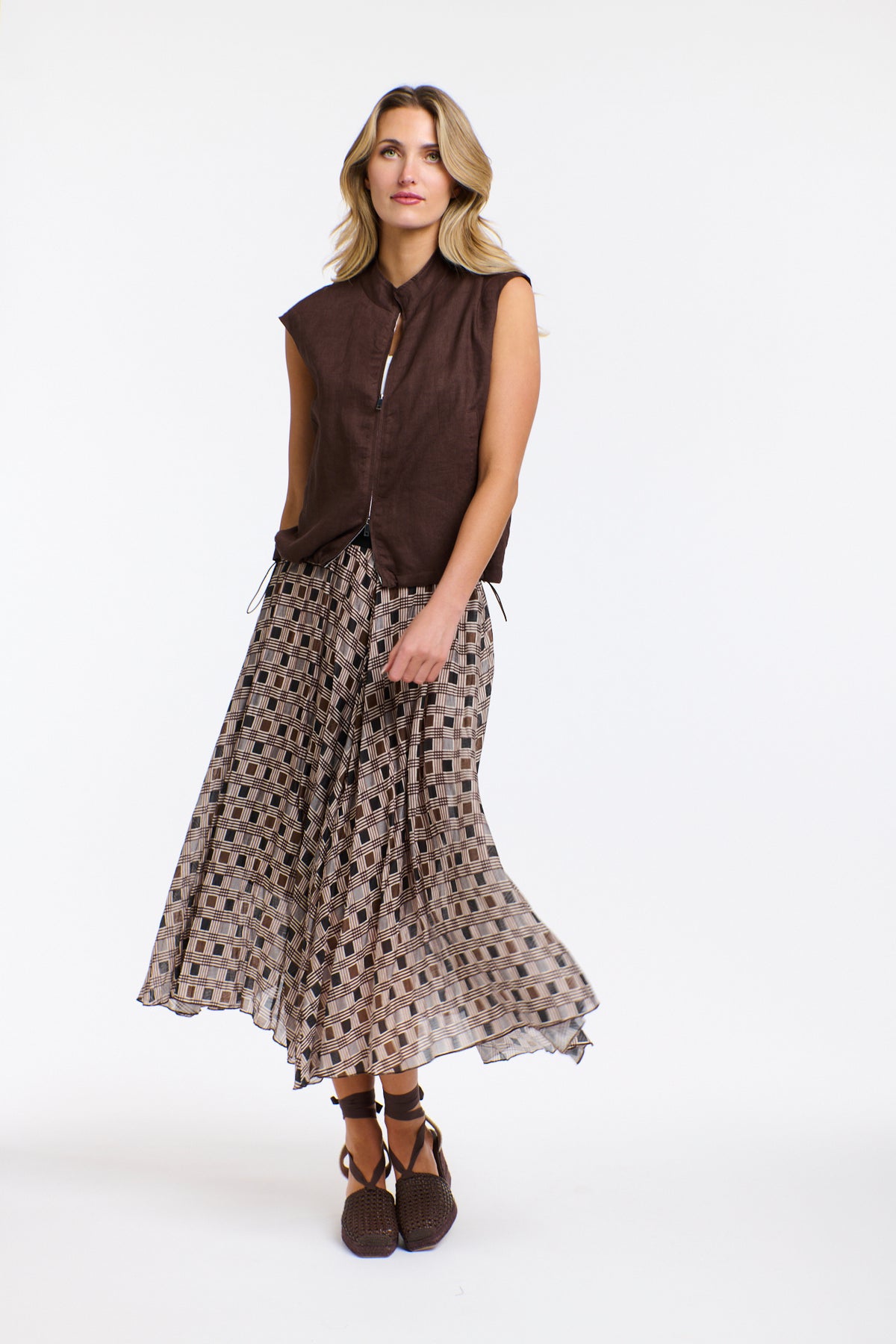 WESTWOOD CHECK SKIRT